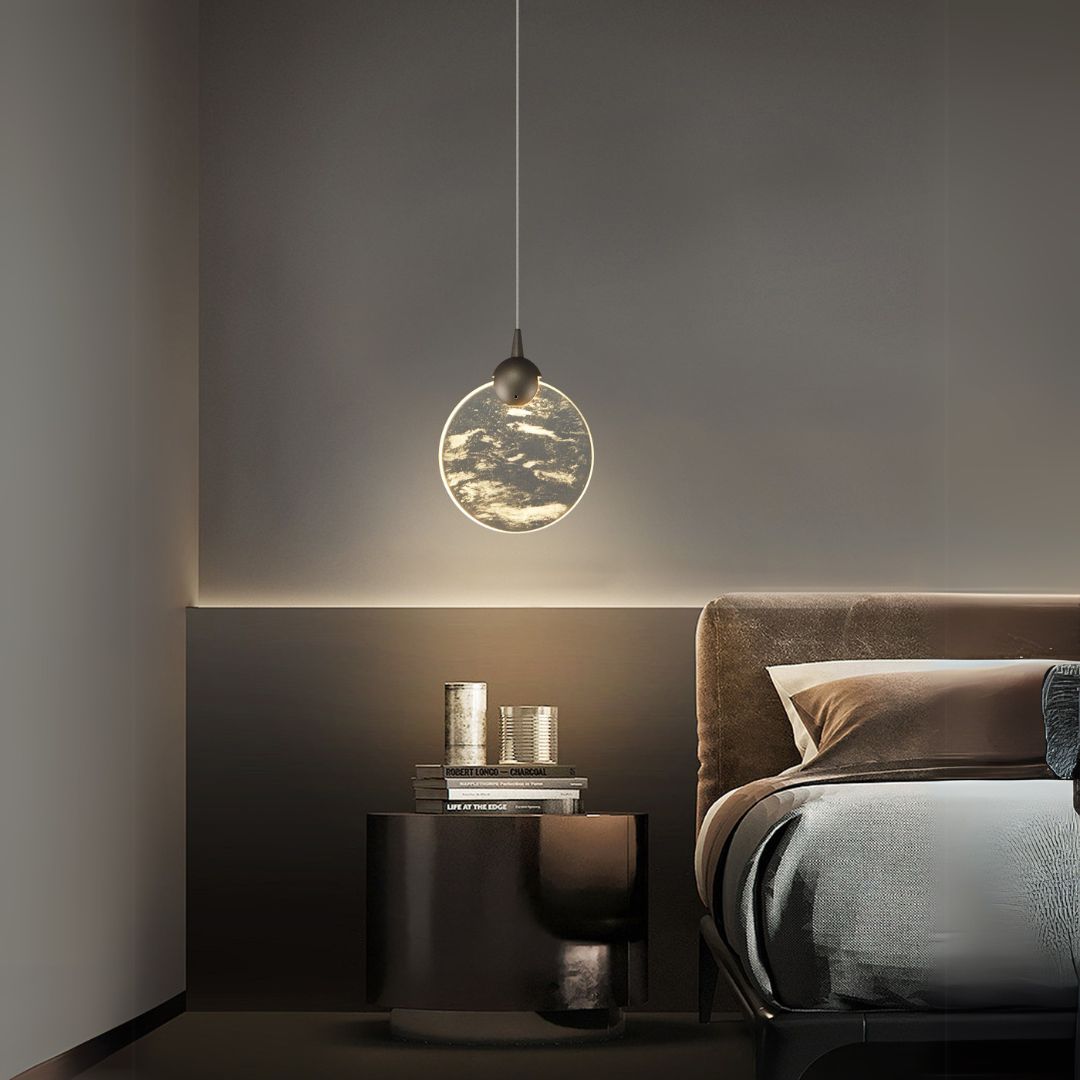Crystal Arc Pendant Lamp MA05645PA-001 -  Pendant Lamps - ebarza Furniture UAE | Shop Modern Furniture in Abu Dhabi & Dubai - مفروشات ايبازرا في الامارات | تسوق اثاث عصري وديكورات مميزة في دبي وابوظبي