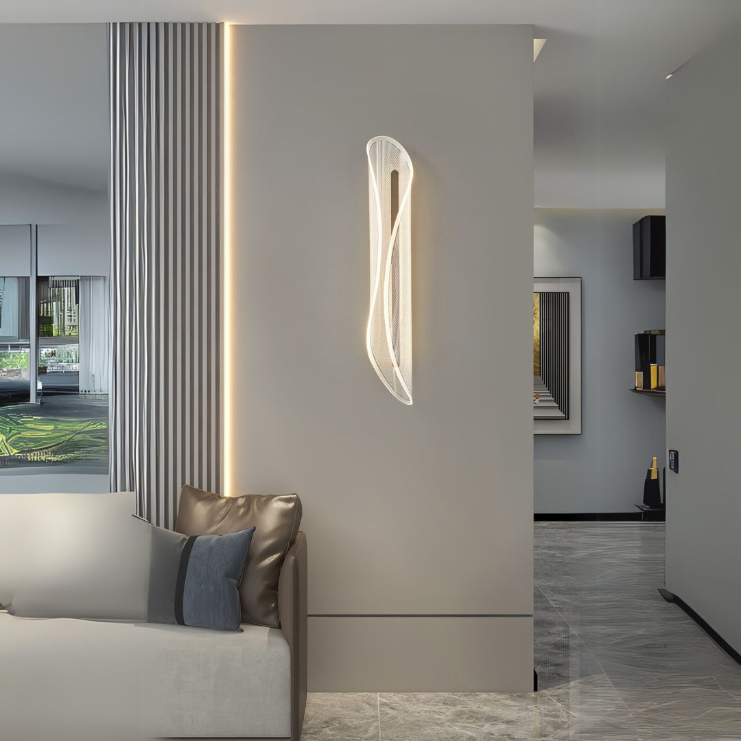 Crystal Curve Wall Lamp MA05788W-001 -  Wall Lamps - ebarza Furniture UAE | Shop Modern Furniture in Abu Dhabi & Dubai - مفروشات ايبازرا في الامارات | تسوق اثاث عصري وديكورات مميزة في دبي وابوظبي