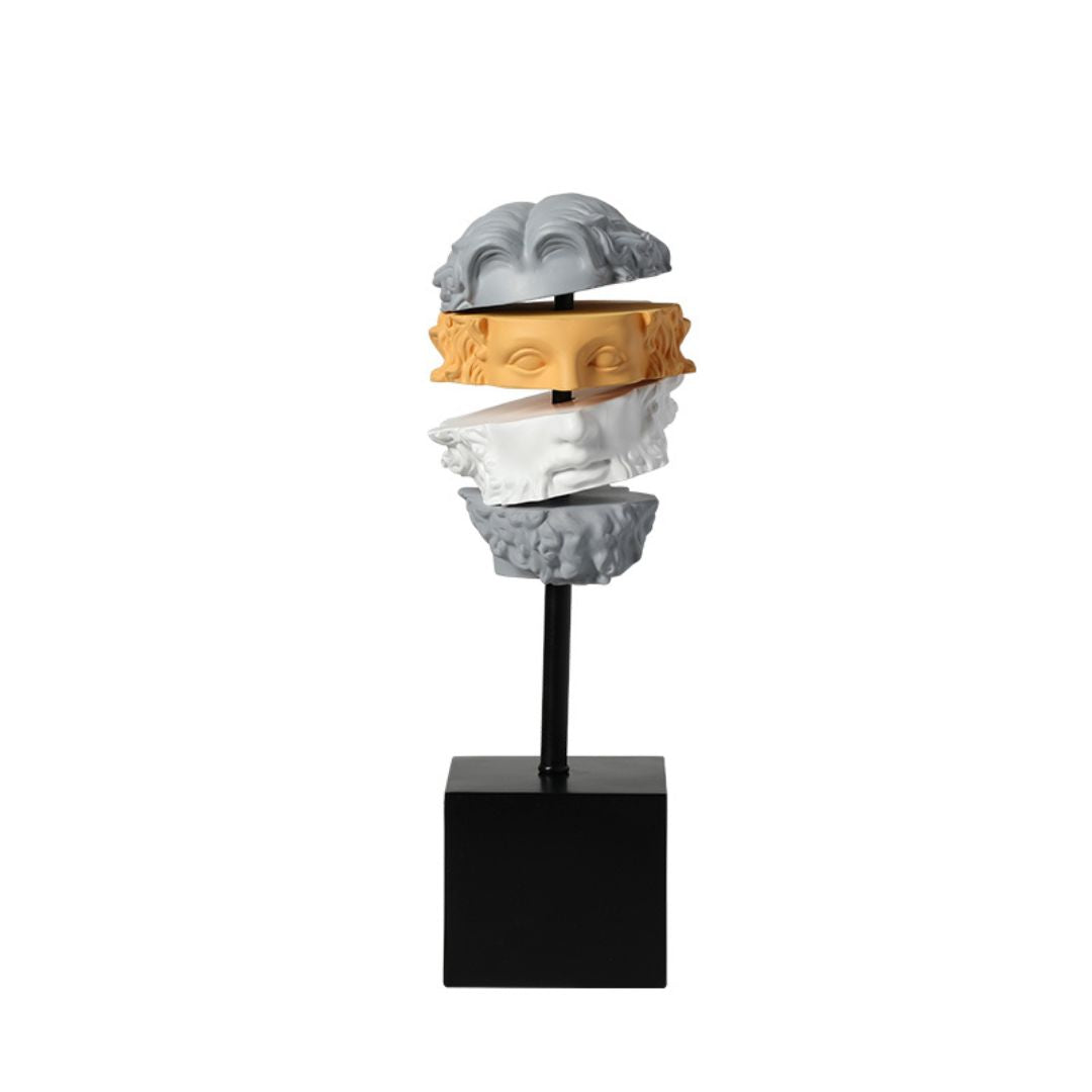 Cutting Thinking Yellow - FC-SZ24080C -  Home Decor Figurines - ebarza Furniture UAE | Shop Modern Furniture in Abu Dhabi & Dubai - مفروشات ايبازرا في الامارات | تسوق اثاث عصري وديكورات مميزة في دبي وابوظبي