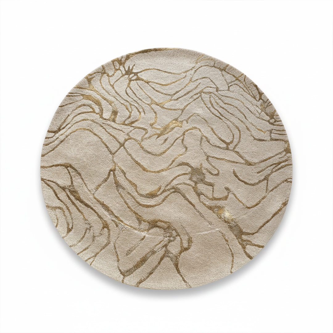 D150 Cm Handmade Wool Rug Jh-20736 Round