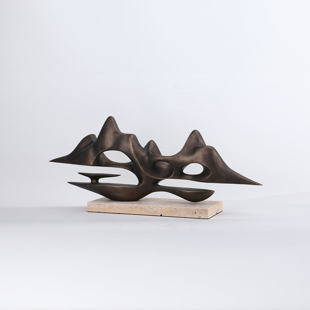 DESKTOP SCULPTURE KA3339 /BA061 -  Home Decor Figurines - ebarza Furniture UAE | Shop Modern Furniture in Abu Dhabi & Dubai - مفروشات ايبازرا في الامارات | تسوق اثاث عصري وديكورات مميزة في دبي وابوظبي