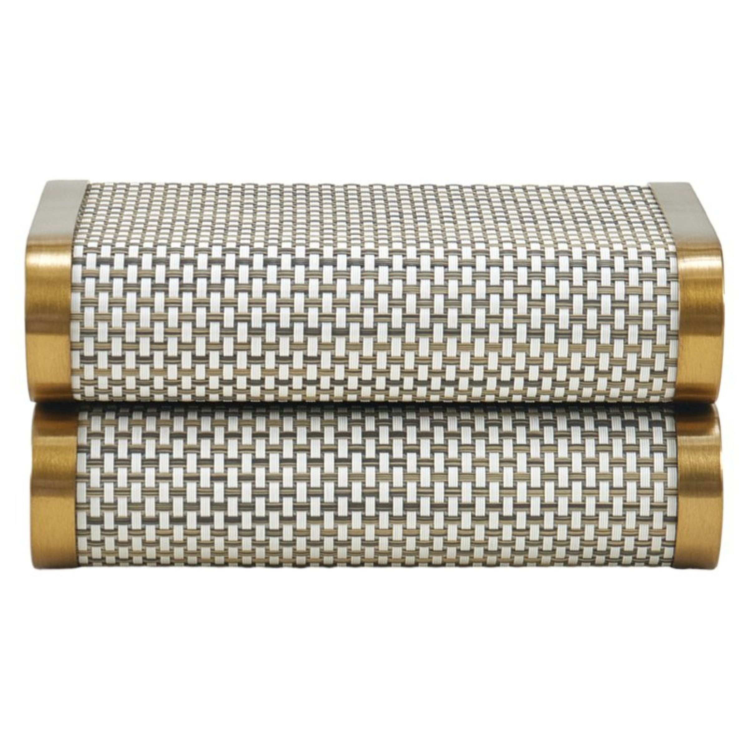 LIGHT BEIGE STORAGE BOX- L DH201215AL -  Decorative Boxes - ebarza Furniture UAE | Shop Modern Furniture in Abu Dhabi & Dubai - مفروشات ايبازرا في الامارات | تسوق اثاث عصري وديكورات مميزة في دبي وابوظبي