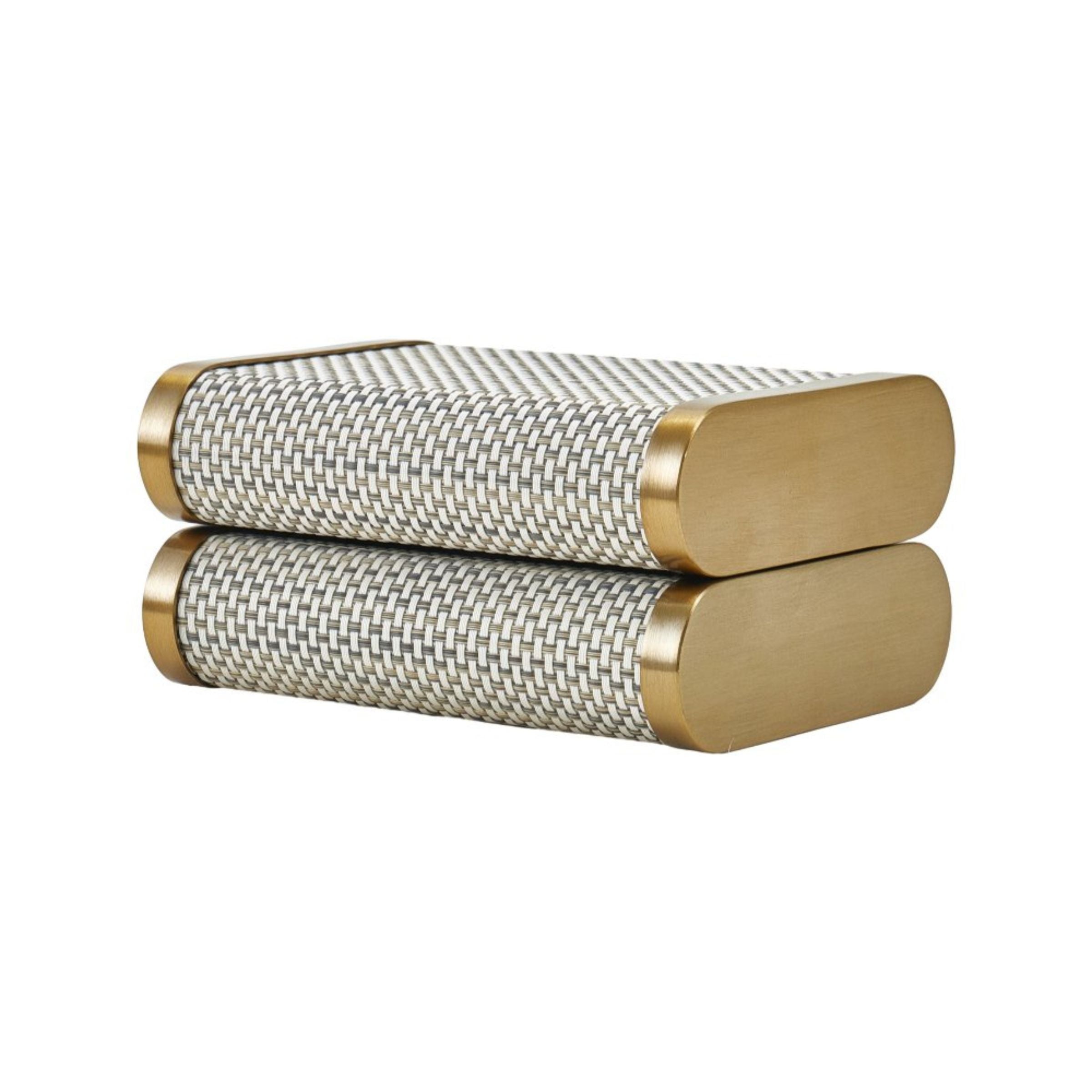 LIGHT BEIGE STORAGE BOX- S DH201215AS -  Decorative Boxes - ebarza Furniture UAE | Shop Modern Furniture in Abu Dhabi & Dubai - مفروشات ايبازرا في الامارات | تسوق اثاث عصري وديكورات مميزة في دبي وابوظبي