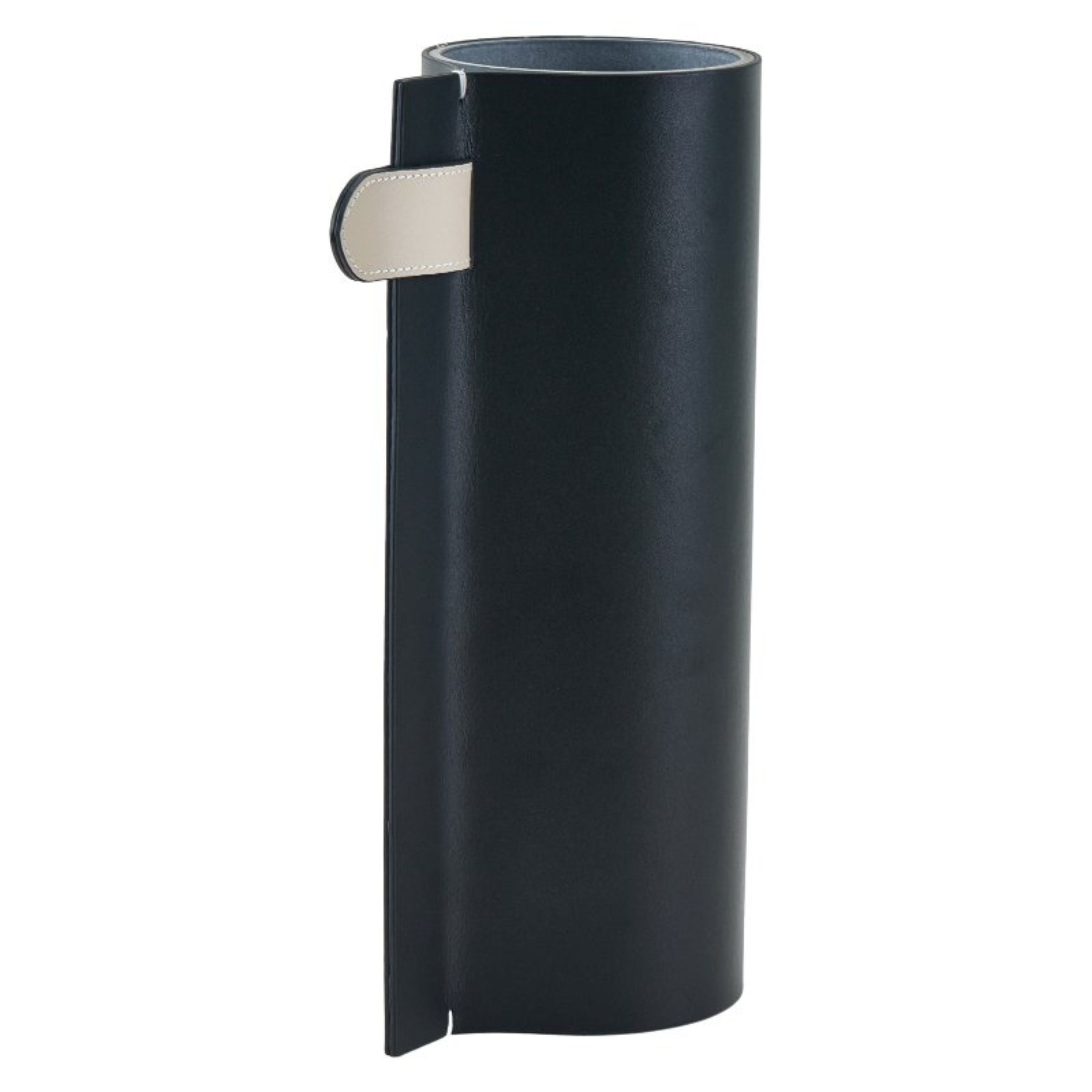 BLACK FLOWER VASE- L  DP201200CL -  Vases - ebarza Furniture UAE | Shop Modern Furniture in Abu Dhabi & Dubai - مفروشات ايبازرا في الامارات | تسوق اثاث عصري وديكورات مميزة في دبي وابوظبي