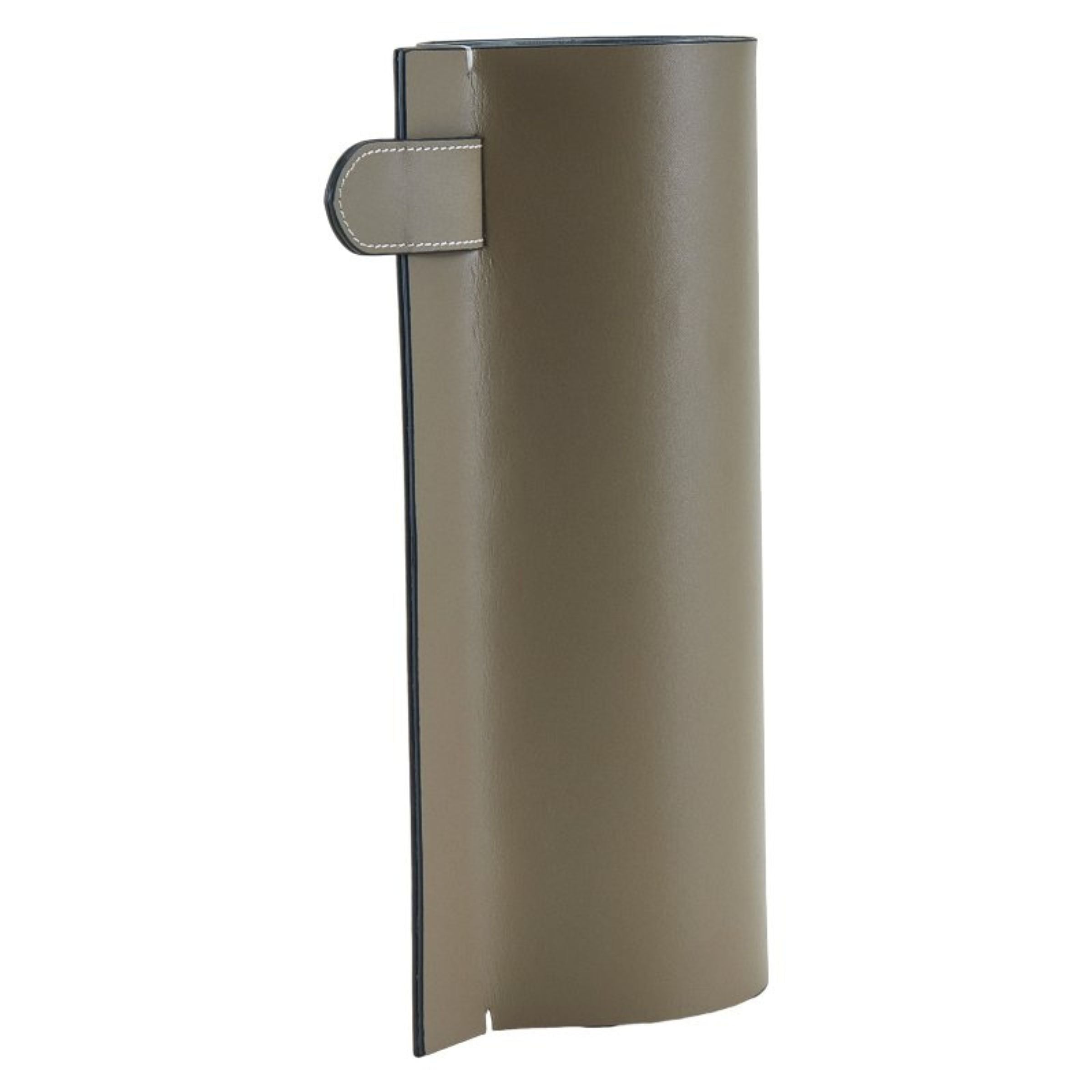 KHAKI FLOWER VASE- L  DP201200DL -  Vases - ebarza Furniture UAE | Shop Modern Furniture in Abu Dhabi & Dubai - مفروشات ايبازرا في الامارات | تسوق اثاث عصري وديكورات مميزة في دبي وابوظبي