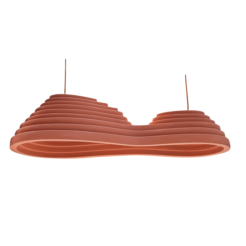 Wabi Sabi Brown Pendant Light HTD-IW1433-075-Red -  Pendant Lamps - ebarza Furniture UAE | Shop Modern Furniture in Abu Dhabi & Dubai - مفروشات ايبازرا في الامارات | تسوق اثاث عصري وديكورات مميزة في دبي وابوظبي