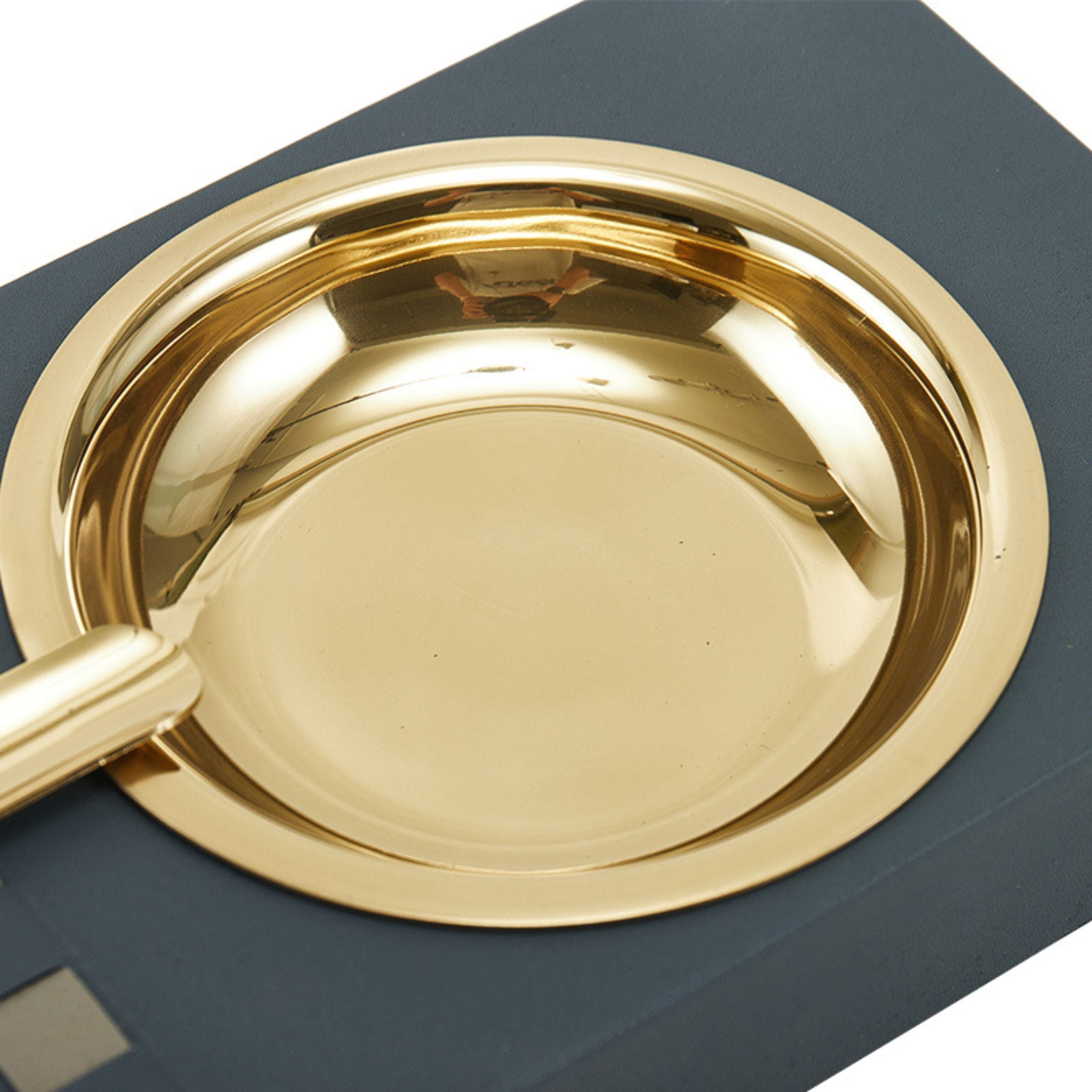 GREY & KHAKI & GOLD HAND-WEAVEN CIGAR TRAY DW201139B -  Trays - ebarza Furniture UAE | Shop Modern Furniture in Abu Dhabi & Dubai - مفروشات ايبازرا في الامارات | تسوق اثاث عصري وديكورات مميزة في دبي وابوظبي