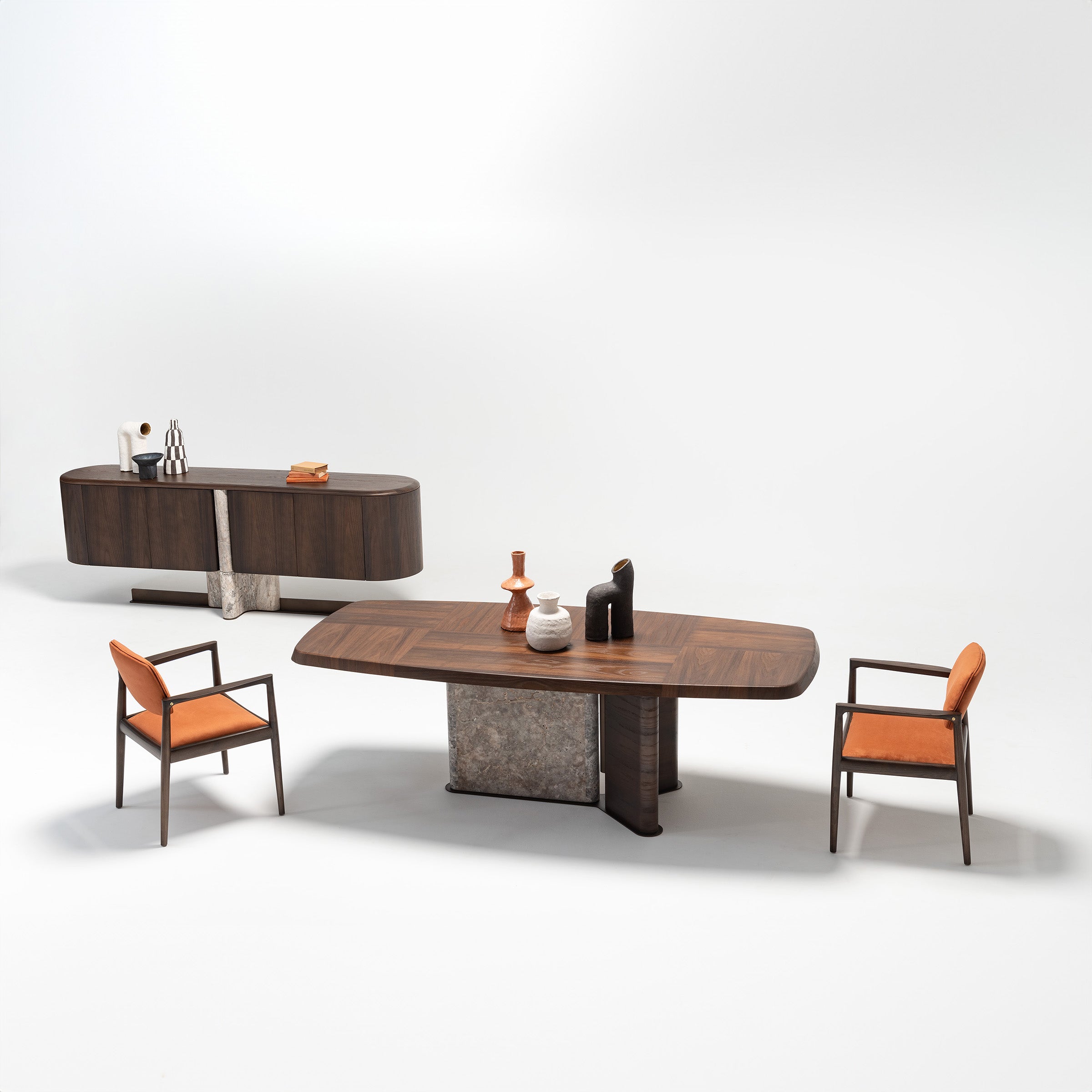 ODEON DINING TABLE 2.78 OD-DT-001 -  Dining Tables - ebarza Furniture UAE | Shop Modern Furniture in Abu Dhabi & Dubai - مفروشات ايبازرا في الامارات | تسوق اثاث عصري وديكورات مميزة في دبي وابوظبي