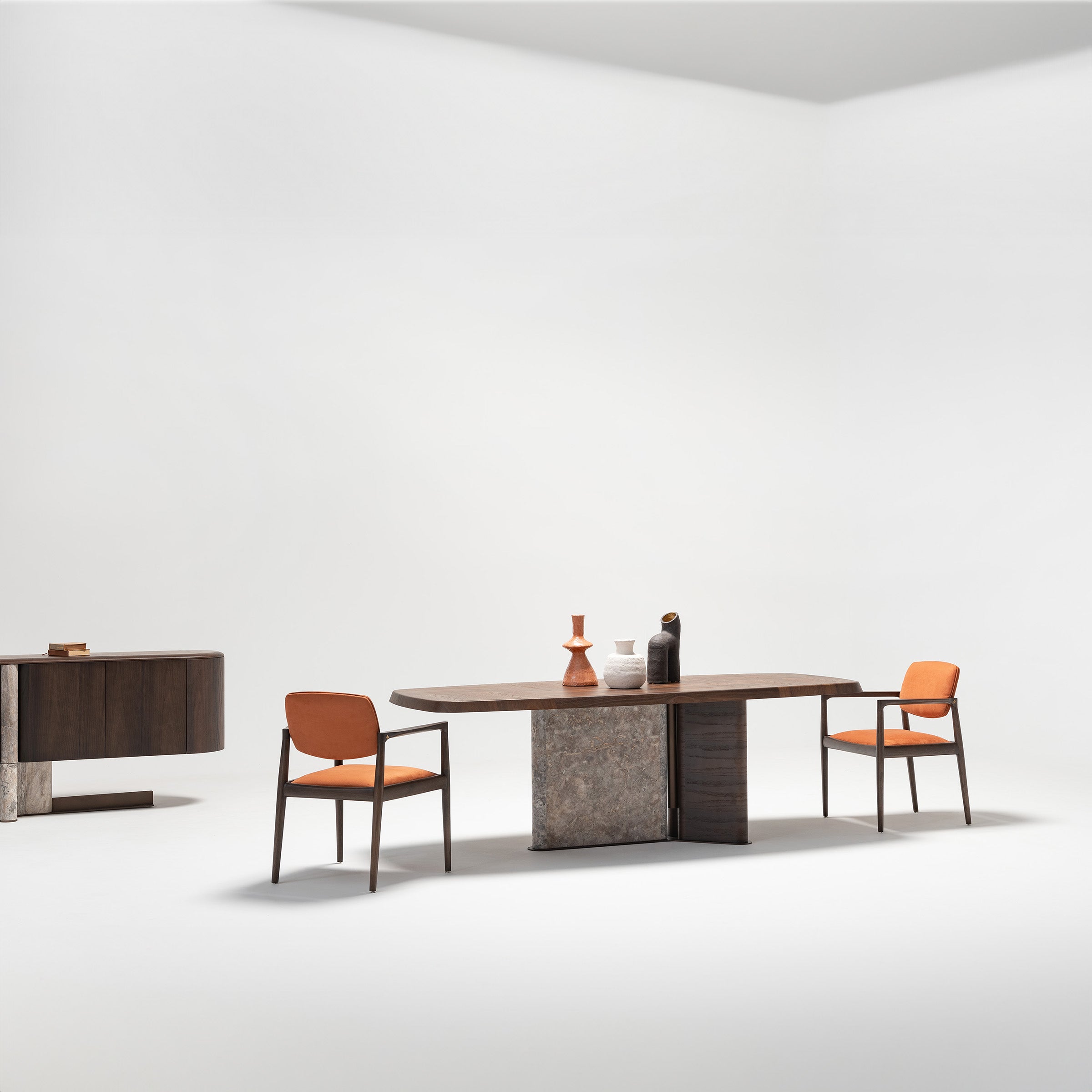 ODEON DINING TABLE 2.78 OD-DT-001 -  Dining Tables - ebarza Furniture UAE | Shop Modern Furniture in Abu Dhabi & Dubai - مفروشات ايبازرا في الامارات | تسوق اثاث عصري وديكورات مميزة في دبي وابوظبي