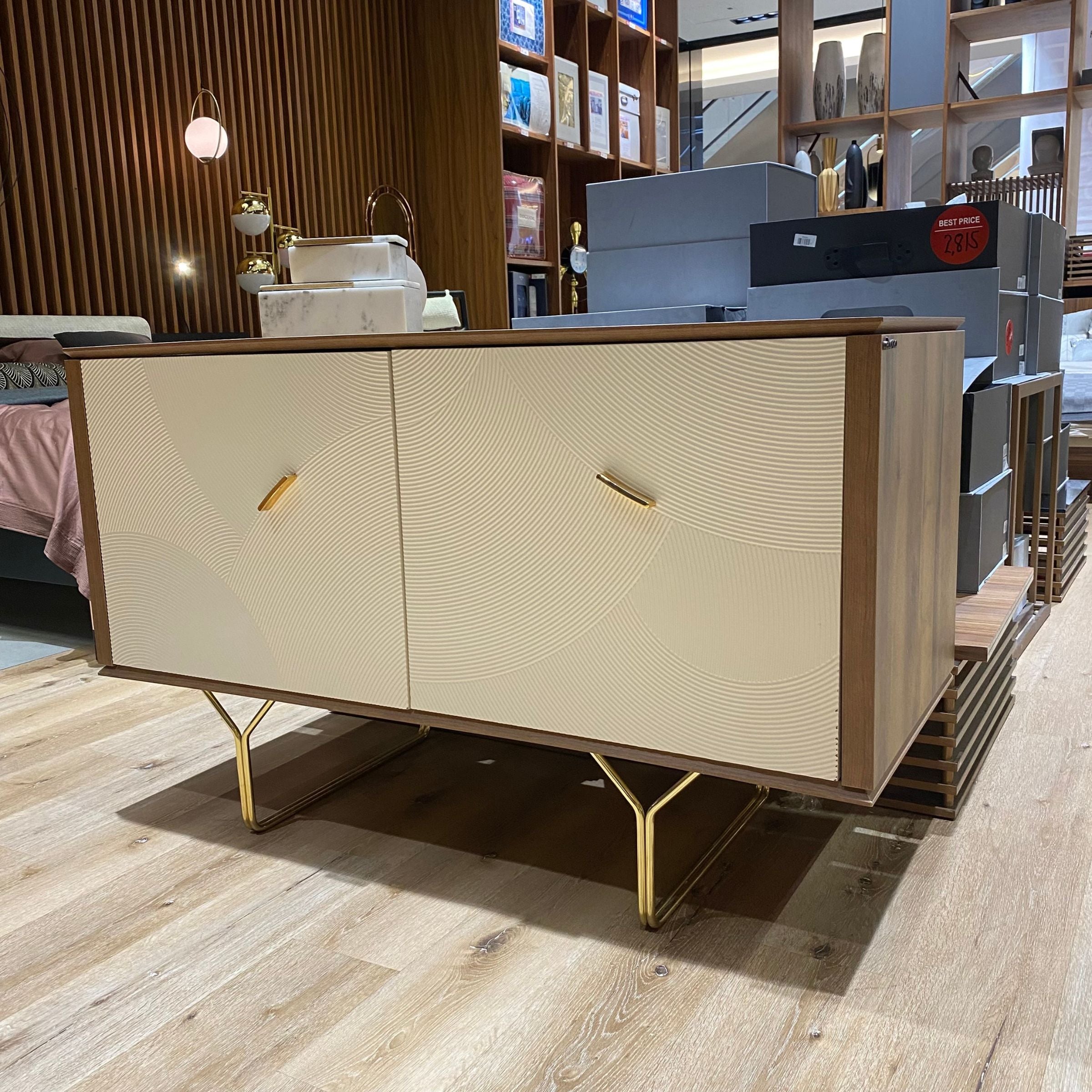 Display item - Pena Dresser And Mirror Pena002-DresserNakheel -  DISPLAY ITEM - ebarza Furniture UAE | Shop Modern Furniture in Abu Dhabi & Dubai - مفروشات ايبازرا في الامارات | تسوق اثاث عصري وديكورات مميزة في دبي وابوظبي