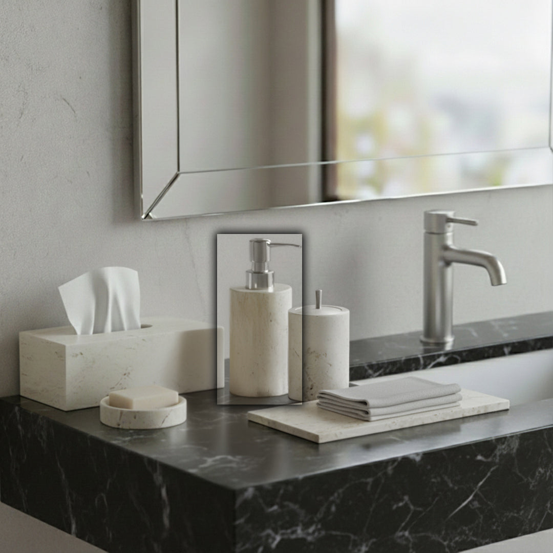 Dongshi Circular Hand Wash Bottle CBJ833-1B -  Bathroom Accessories - ebarza Furniture UAE | Shop Modern Furniture in Abu Dhabi & Dubai - مفروشات ايبازرا في الامارات | تسوق اثاث عصري وديكورات مميزة في دبي وابوظبي