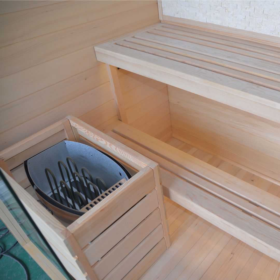 Pre-order 120 Days Delivery EBARZA SAUNA ROOM LM-T02B -  Sauna Room - ebarza Furniture UAE | Shop Modern Furniture in Abu Dhabi & Dubai - مفروشات ايبازرا في الامارات | تسوق اثاث عصري وديكورات مميزة في دبي وابوظبي