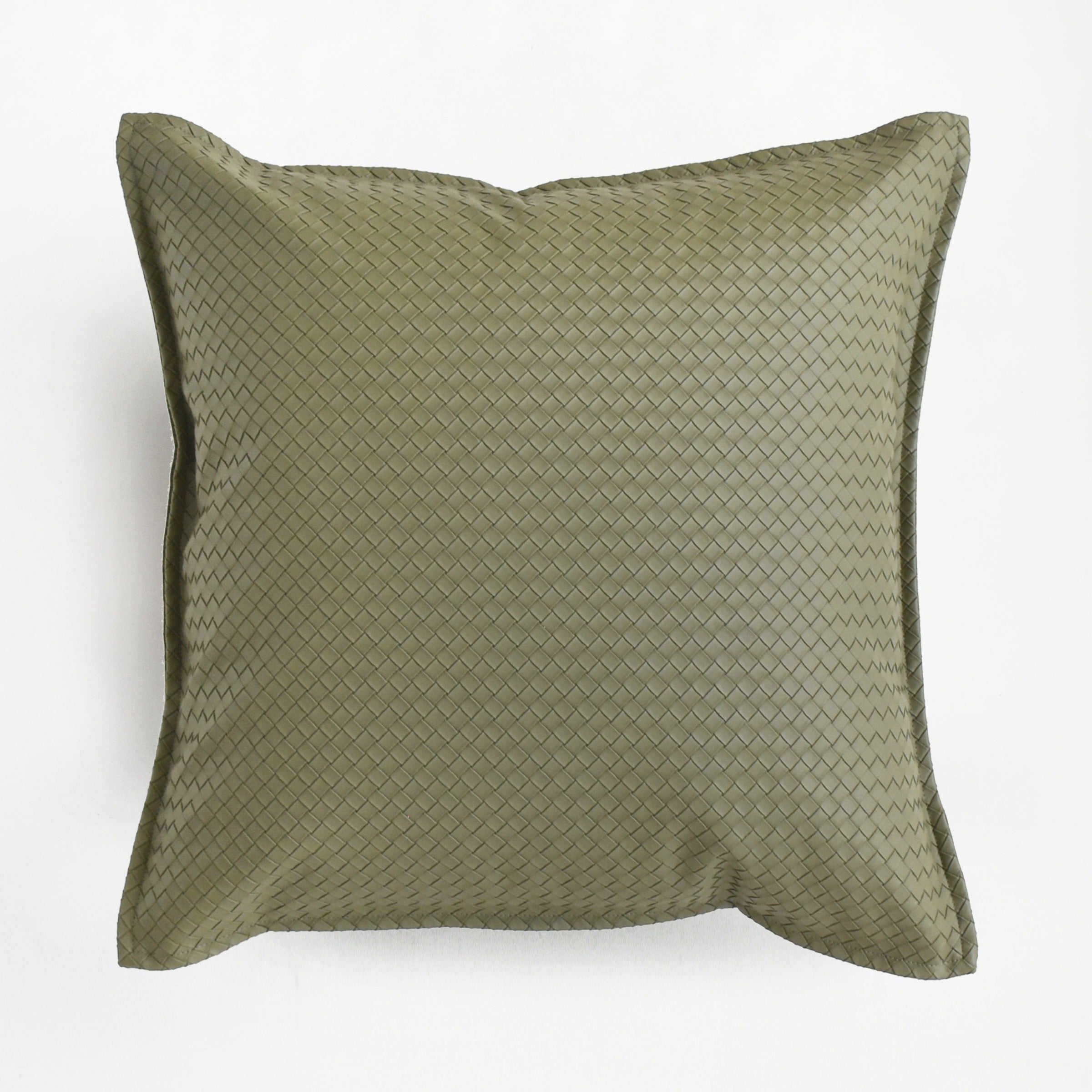 45*45 Tesa imitation leather cushion - ECC116 -  Cushions - ebarza Furniture UAE | Shop Modern Furniture in Abu Dhabi & Dubai - مفروشات ايبازرا في الامارات | تسوق اثاث عصري وديكورات مميزة في دبي وابوظبي