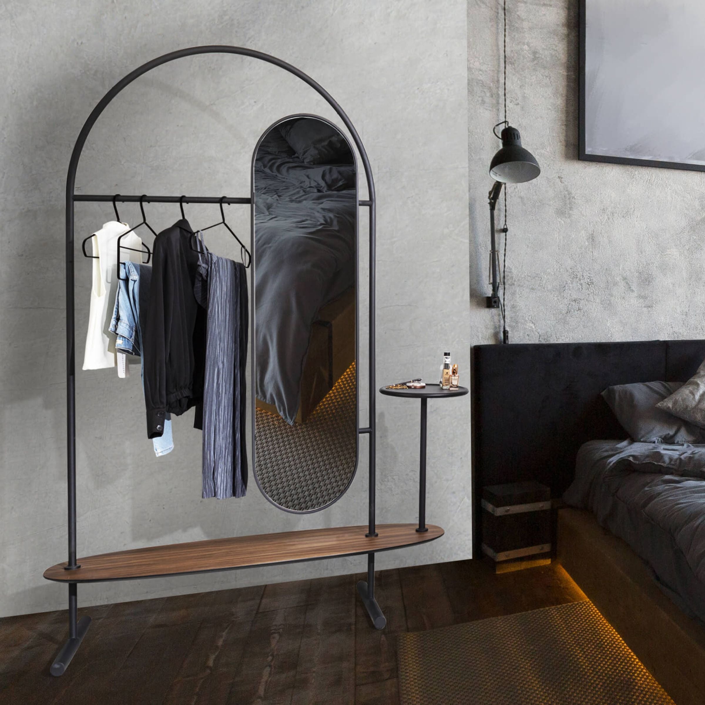 Electra Mirror EM001-TG -  Dressers and Mirrors - ebarza Furniture UAE | Shop Modern Furniture in Abu Dhabi & Dubai - مفروشات ايبازرا في الامارات | تسوق اثاث عصري وديكورات مميزة في دبي وابوظبي