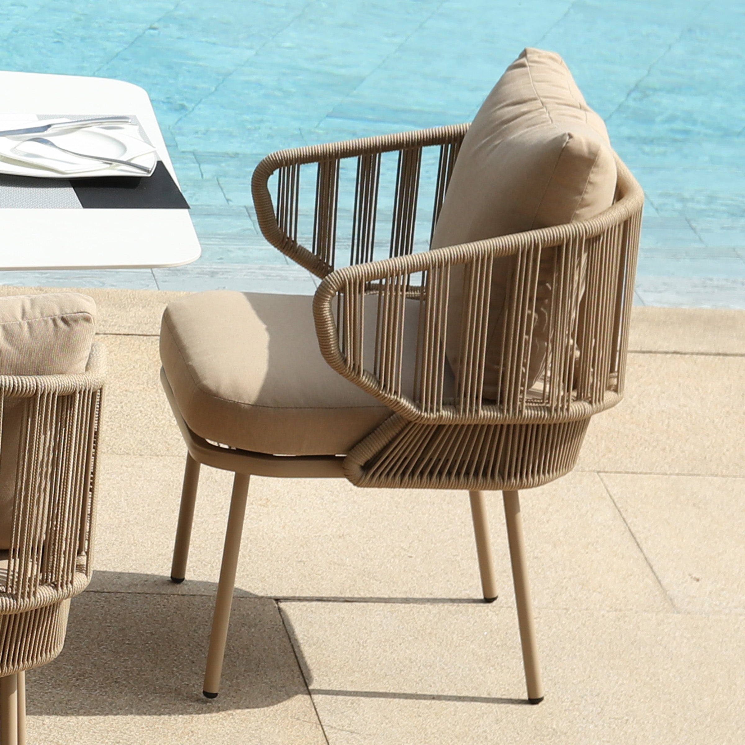 Embrace Outdoor Dining Chair MYX-DC1040 -  Outdoor Chairs - ebarza Furniture UAE | Shop Modern Furniture in Abu Dhabi & Dubai - مفروشات ايبازرا في الامارات | تسوق اثاث عصري وديكورات مميزة في دبي وابوظبي