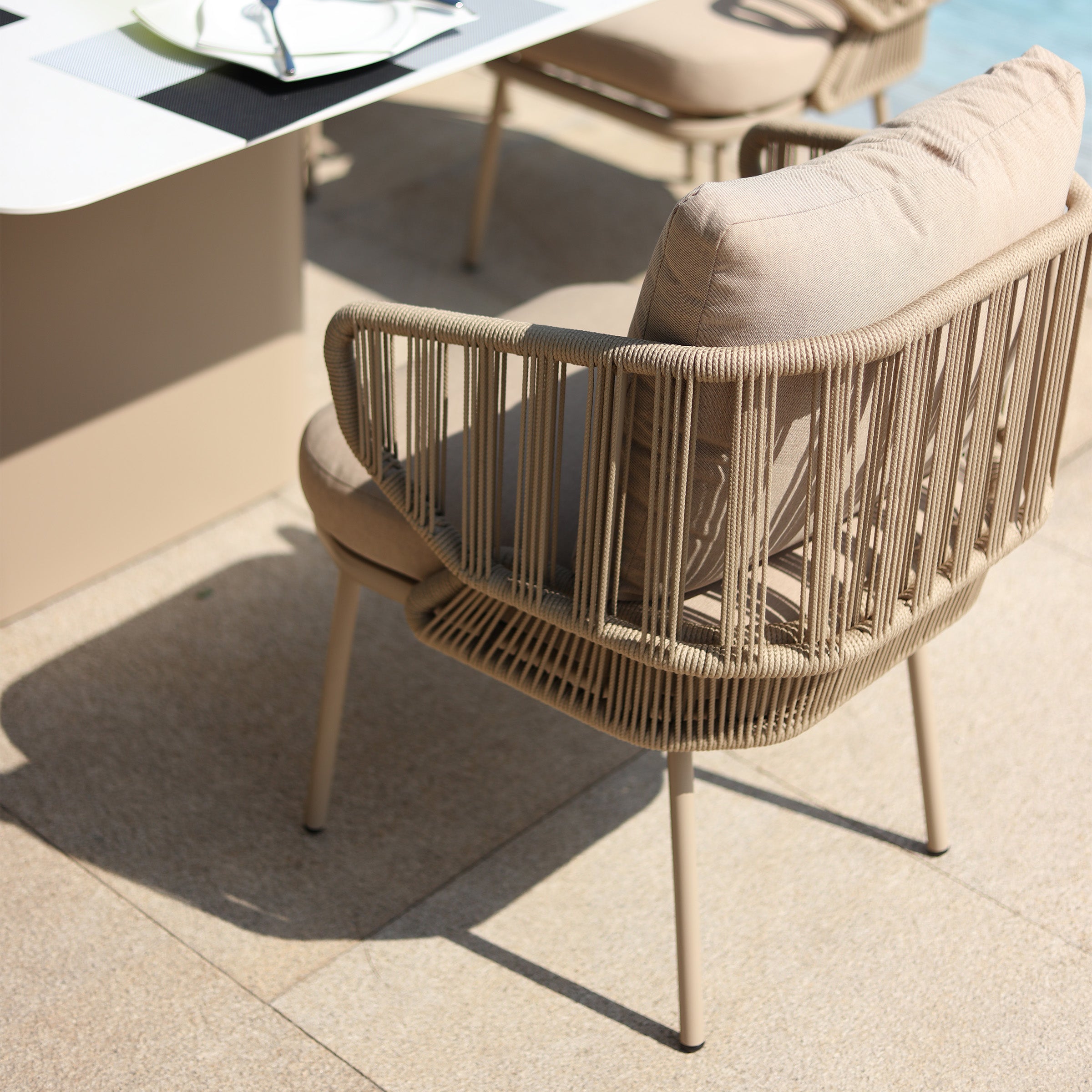 Embrace Outdoor Dining Chair MYX-DC1040 -  Outdoor Chairs - ebarza Furniture UAE | Shop Modern Furniture in Abu Dhabi & Dubai - مفروشات ايبازرا في الامارات | تسوق اثاث عصري وديكورات مميزة في دبي وابوظبي