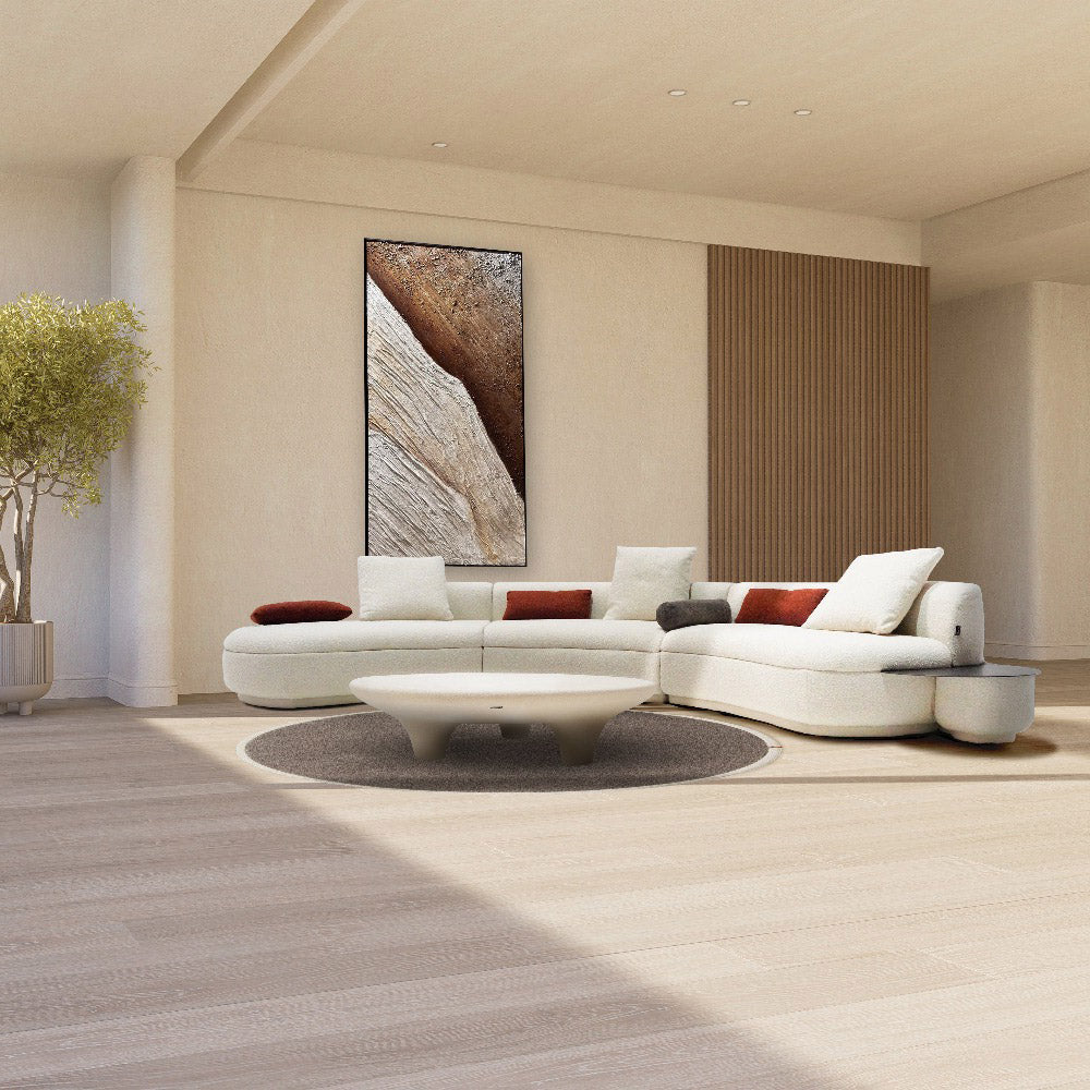 Teddy Curved 2-Seater Module - SF061-B -  Sofas - ebarza Furniture UAE | Shop Modern Furniture in Abu Dhabi & Dubai - مفروشات ايبازرا في الامارات | تسوق اثاث عصري وديكورات مميزة في دبي وابوظبي