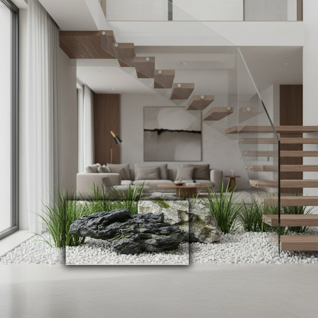 Fiberglass Stone 8827A -  Home Decor Figurines - ebarza Furniture UAE | Shop Modern Furniture in Abu Dhabi & Dubai - مفروشات ايبازرا في الامارات | تسوق اثاث عصري وديكورات مميزة في دبي وابوظبي