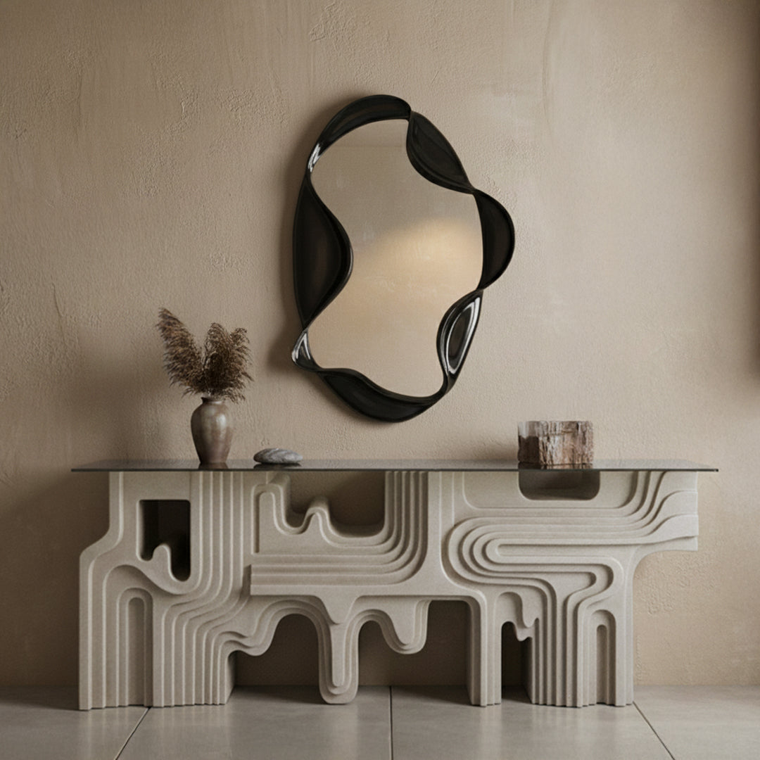 Framed Wall Mirror PM-4005-04 - Plated GB -  Mirrors - ebarza Furniture UAE | Shop Modern Furniture in Abu Dhabi & Dubai - مفروشات ايبازرا في الامارات | تسوق اثاث عصري وديكورات مميزة في دبي وابوظبي