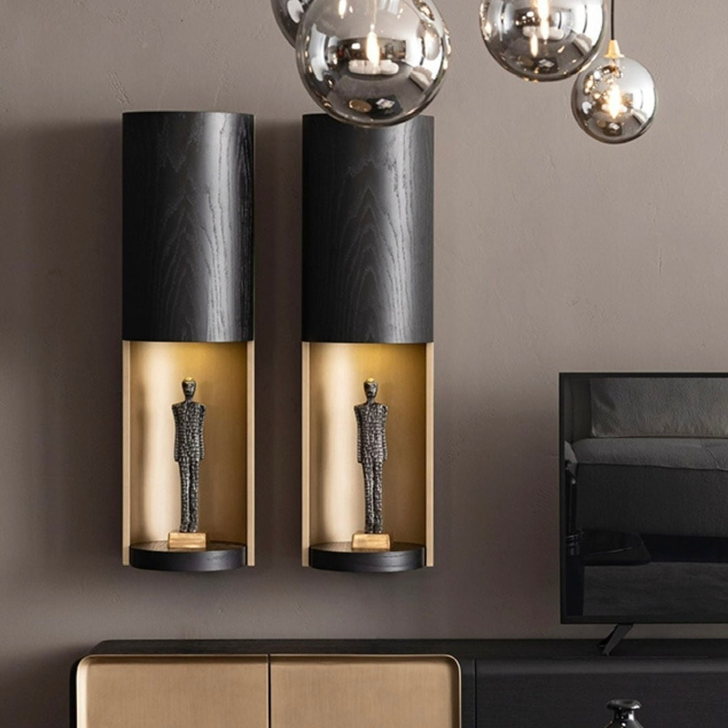 Grande Set of 2 Wall shelves  Walnut ORXGRND-TVU255W -  TV Units - ebarza Furniture UAE | Shop Modern Furniture in Abu Dhabi & Dubai - مفروشات ايبازرا في الامارات | تسوق اثاث عصري وديكورات مميزة في دبي وابوظبي