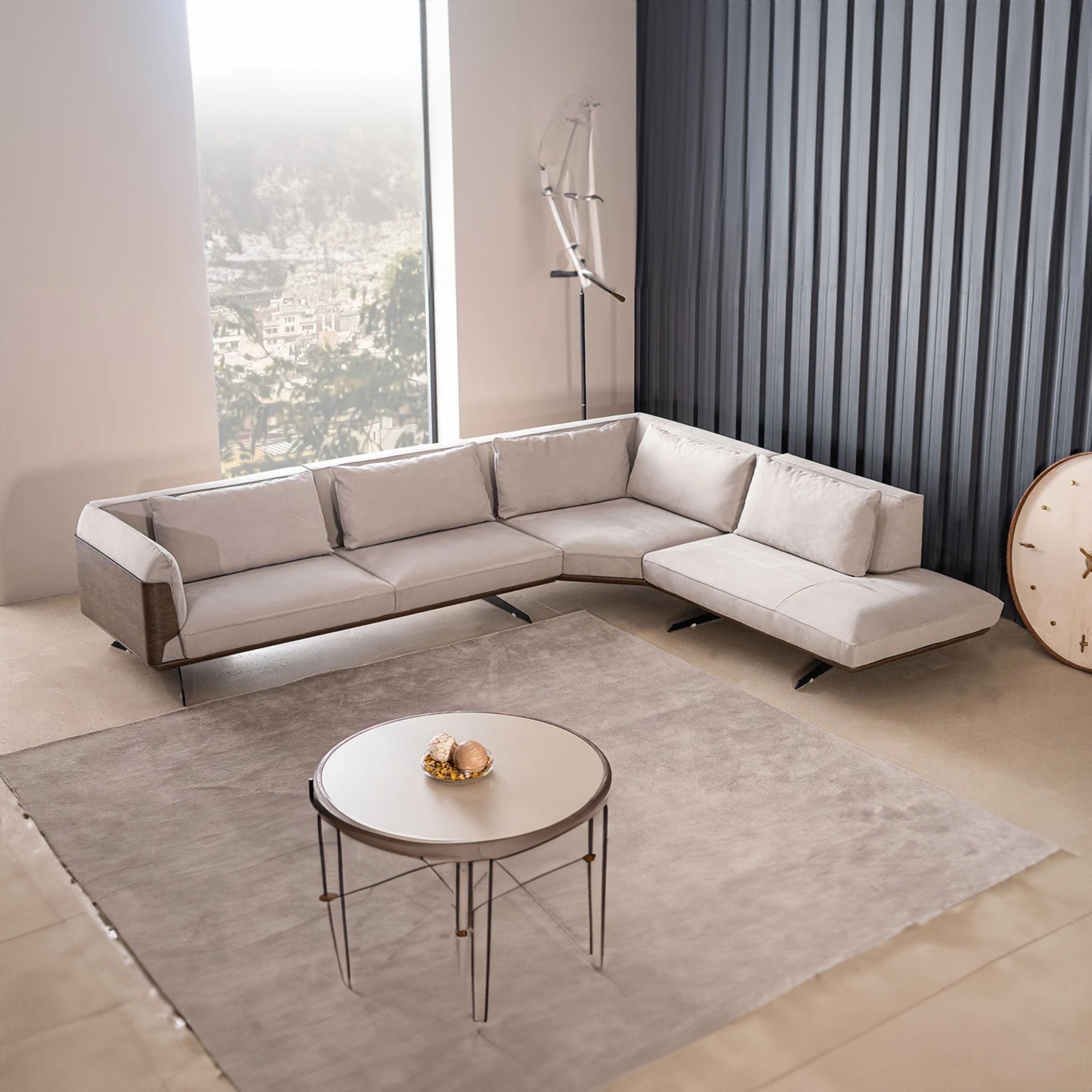 Brooklyn/GAMMA CORNER Sofa GAMMA-CRS -  Sofas - ebarza Furniture UAE | Shop Modern Furniture in Abu Dhabi & Dubai - مفروشات ايبازرا في الامارات | تسوق اثاث عصري وديكورات مميزة في دبي وابوظبي