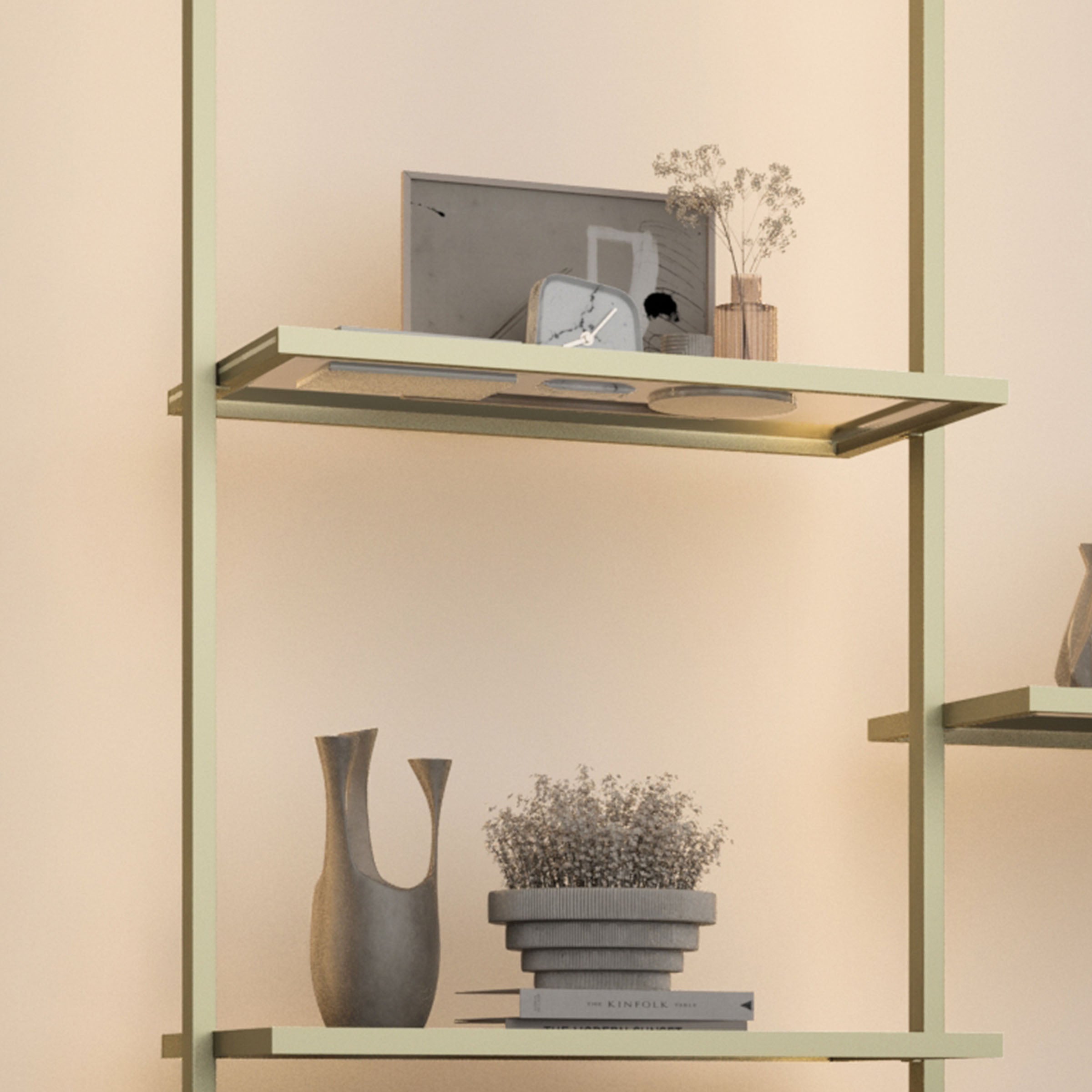 Antik Closet/Cabinet GLASS SHELF 100 cm  ANTIK COLOR SUNLIGHT LED  3m WIRE -  Shelves - ebarza Furniture UAE | Shop Modern Furniture in Abu Dhabi & Dubai - مفروشات ايبازرا في الامارات | تسوق اثاث عصري وديكورات مميزة في دبي وابوظبي