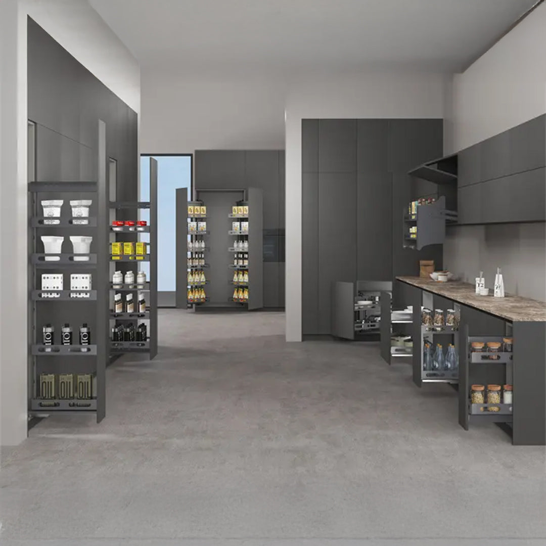 GlidePro Tall Pull Out Pantry - BK.7760 -  Storage/TV Unites - ebarza Furniture UAE | Shop Modern Furniture in Abu Dhabi & Dubai - مفروشات ايبازرا في الامارات | تسوق اثاث عصري وديكورات مميزة في دبي وابوظبي