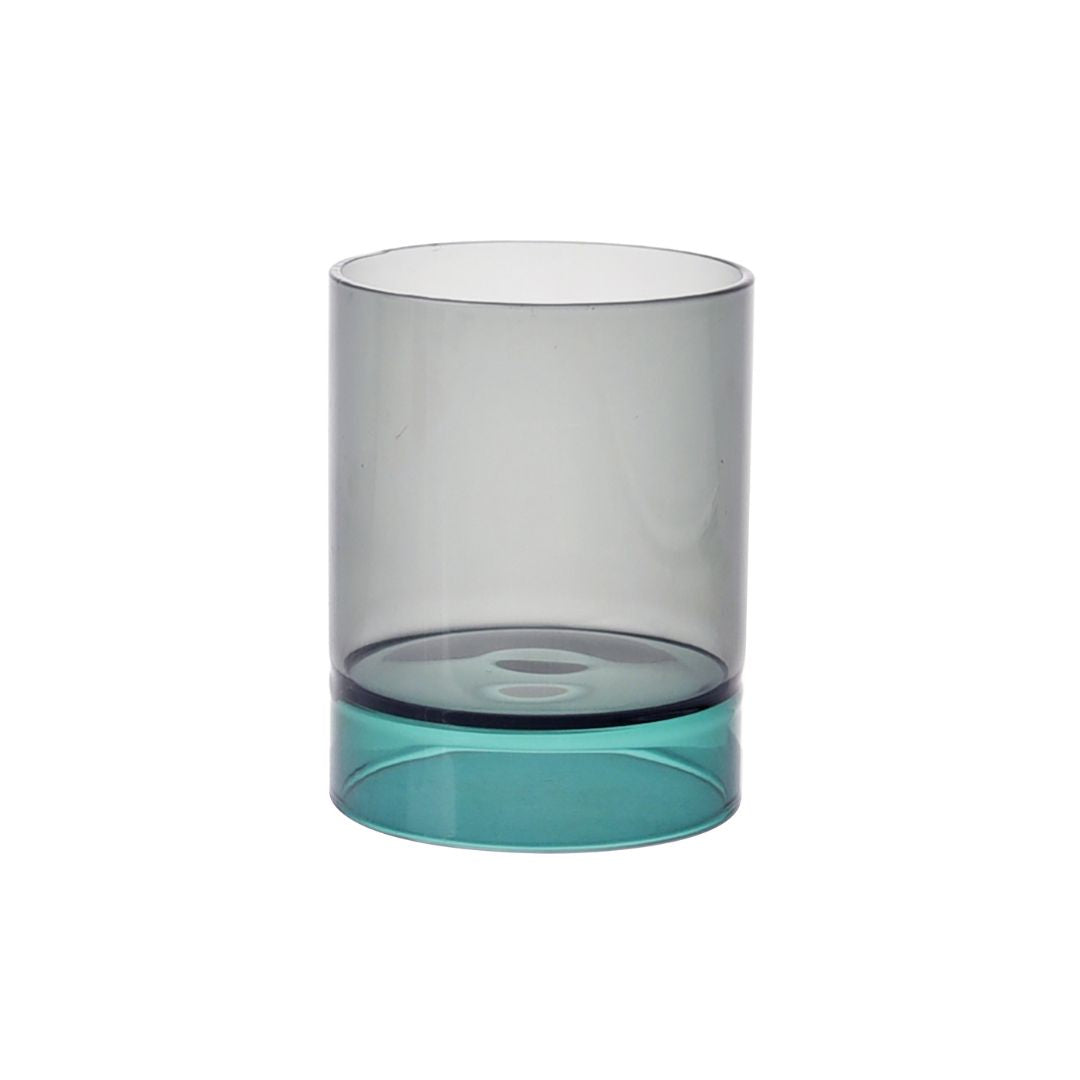Green Base + Grey Top Tumbler - C24058FA3 -  Drinkware - ebarza Furniture UAE | Shop Modern Furniture in Abu Dhabi & Dubai - مفروشات ايبازرا في الامارات | تسوق اثاث عصري وديكورات مميزة في دبي وابوظبي