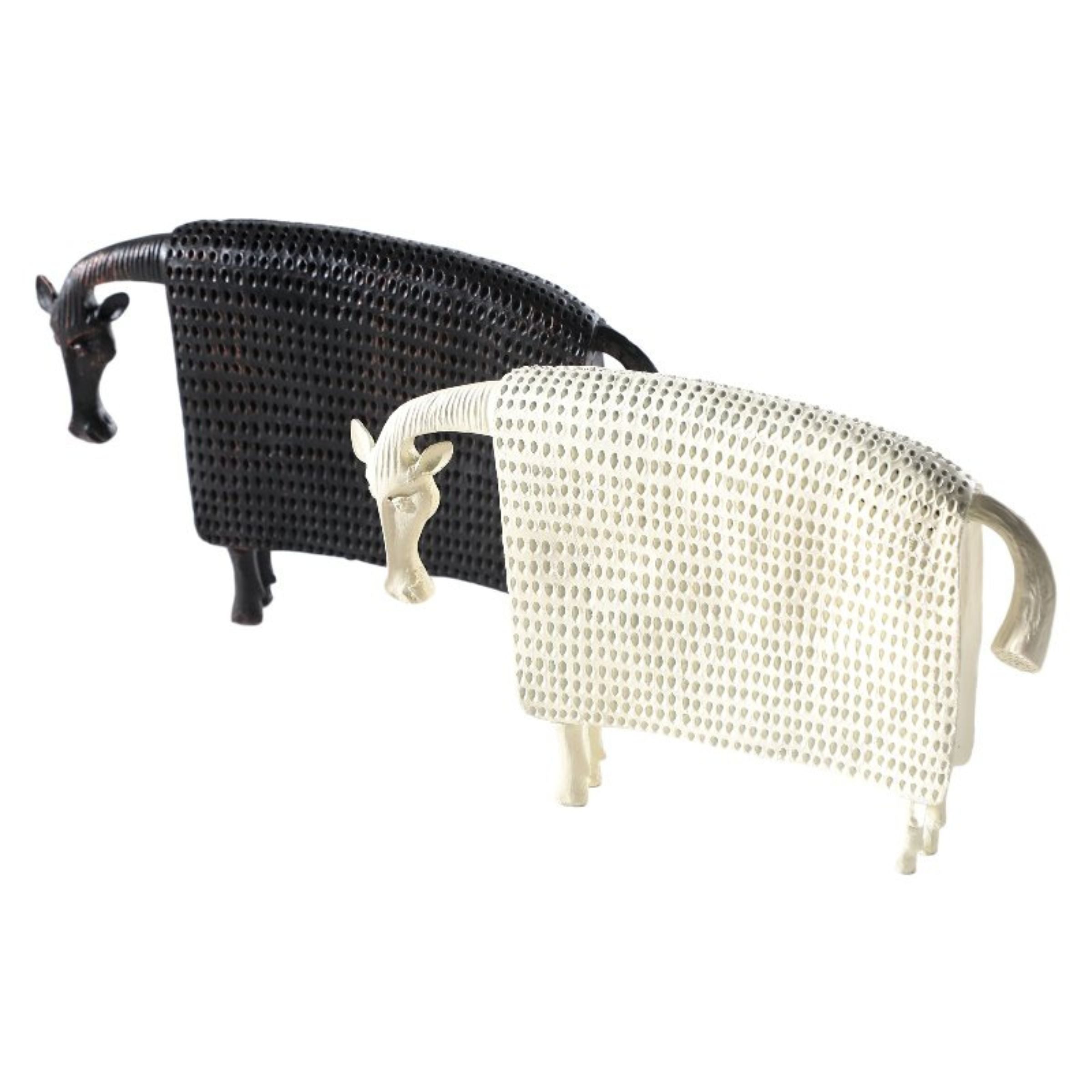 COW FIGURINE H1293A -  Home Decor Figurines - ebarza Furniture UAE | Shop Modern Furniture in Abu Dhabi & Dubai - مفروشات ايبازرا في الامارات | تسوق اثاث عصري وديكورات مميزة في دبي وابوظبي