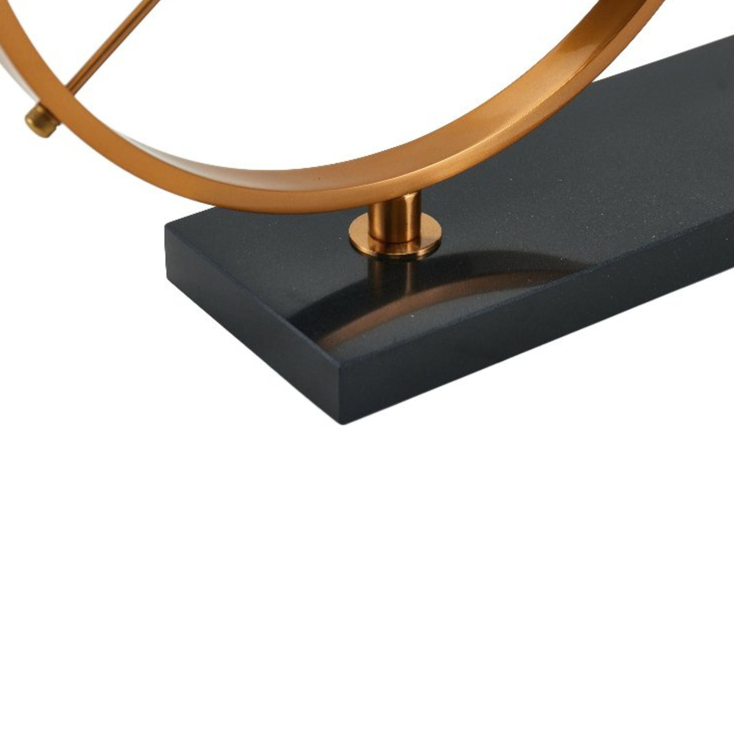 ANTIQUE BRASS IRON & MARBLE TABLETOP CLOCK H1773 -  Clocks - ebarza Furniture UAE | Shop Modern Furniture in Abu Dhabi & Dubai - مفروشات ايبازرا في الامارات | تسوق اثاث عصري وديكورات مميزة في دبي وابوظبي