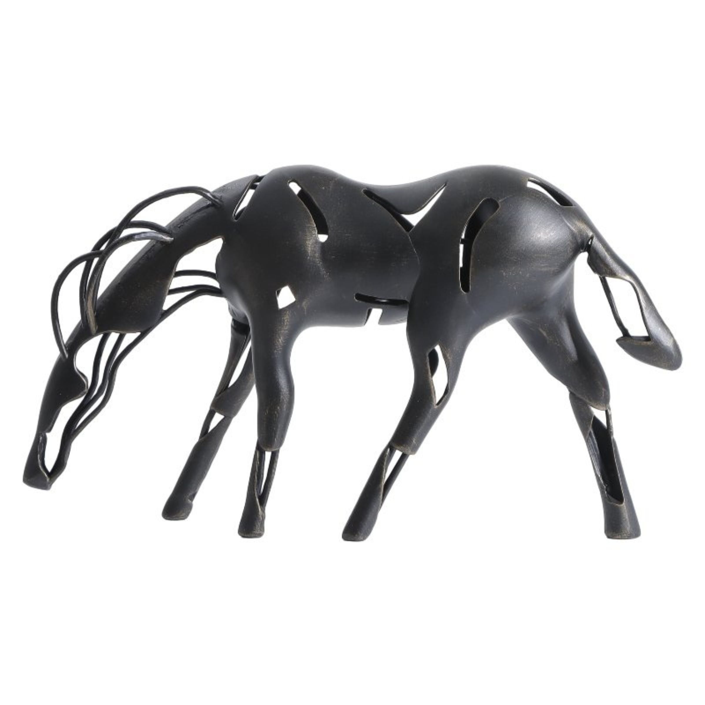 ABSTRACT HORSE STATUE  H1847 -  Home Decor Figurines - ebarza Furniture UAE | Shop Modern Furniture in Abu Dhabi & Dubai - مفروشات ايبازرا في الامارات | تسوق اثاث عصري وديكورات مميزة في دبي وابوظبي