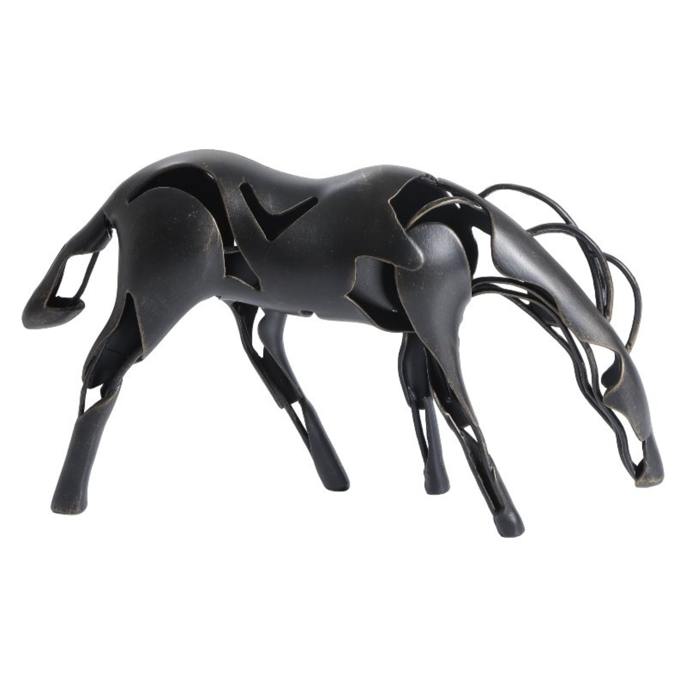 ABSTRACT HORSE STATUE  H1847 -  Home Decor Figurines - ebarza Furniture UAE | Shop Modern Furniture in Abu Dhabi & Dubai - مفروشات ايبازرا في الامارات | تسوق اثاث عصري وديكورات مميزة في دبي وابوظبي
