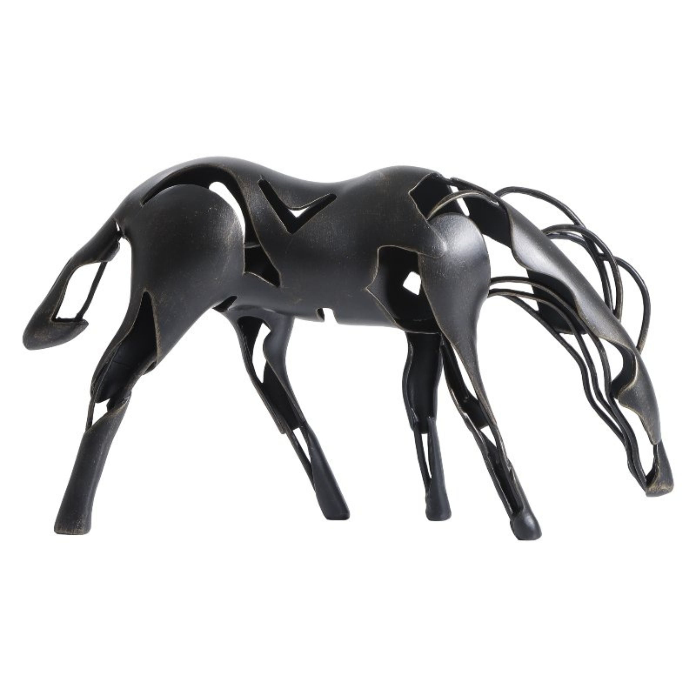 ABSTRACT HORSE STATUE  H1847 -  Home Decor Figurines - ebarza Furniture UAE | Shop Modern Furniture in Abu Dhabi & Dubai - مفروشات ايبازرا في الامارات | تسوق اثاث عصري وديكورات مميزة في دبي وابوظبي