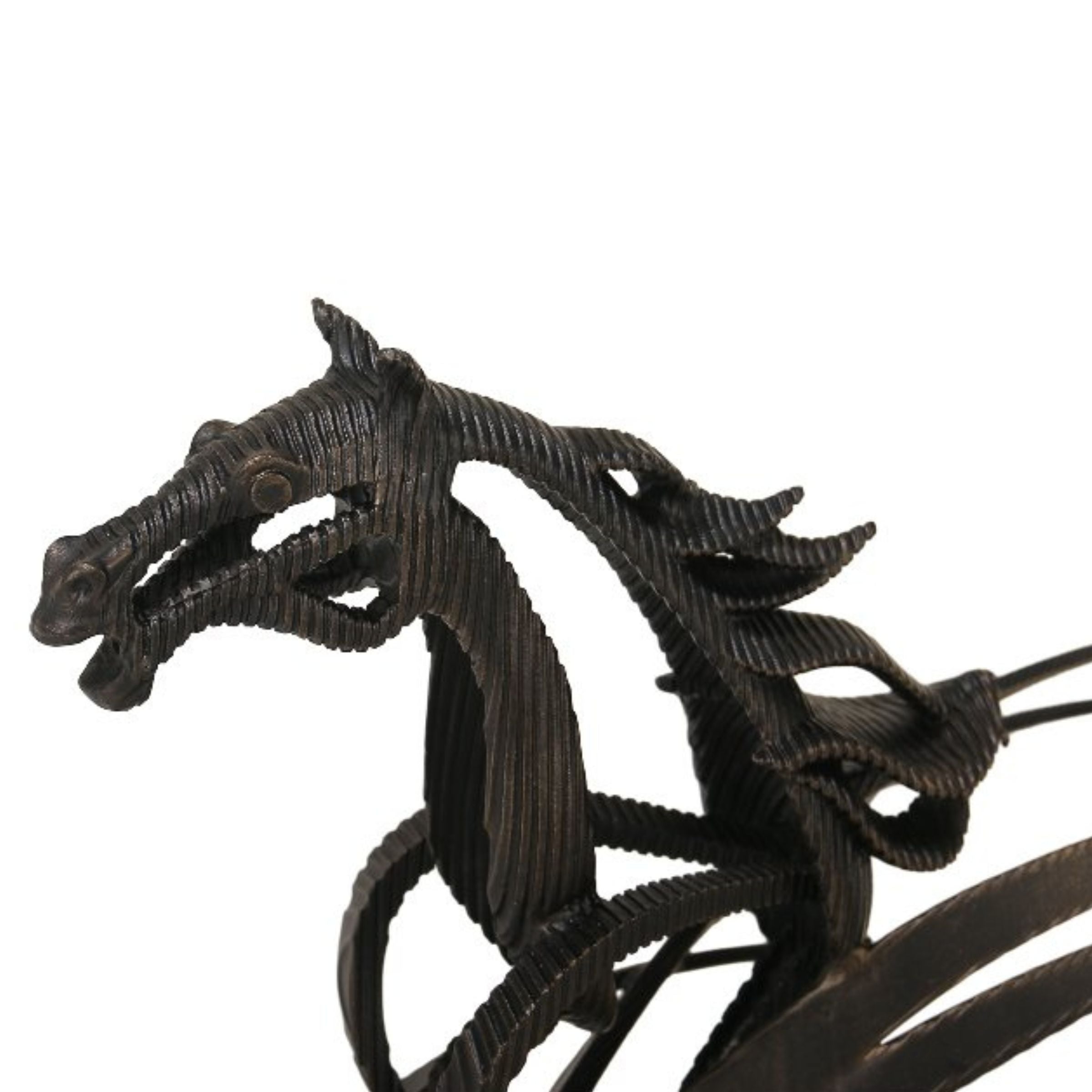 GALLOPING HORSE STATUE  H1855S -  Home Decor Figurines - ebarza Furniture UAE | Shop Modern Furniture in Abu Dhabi & Dubai - مفروشات ايبازرا في الامارات | تسوق اثاث عصري وديكورات مميزة في دبي وابوظبي
