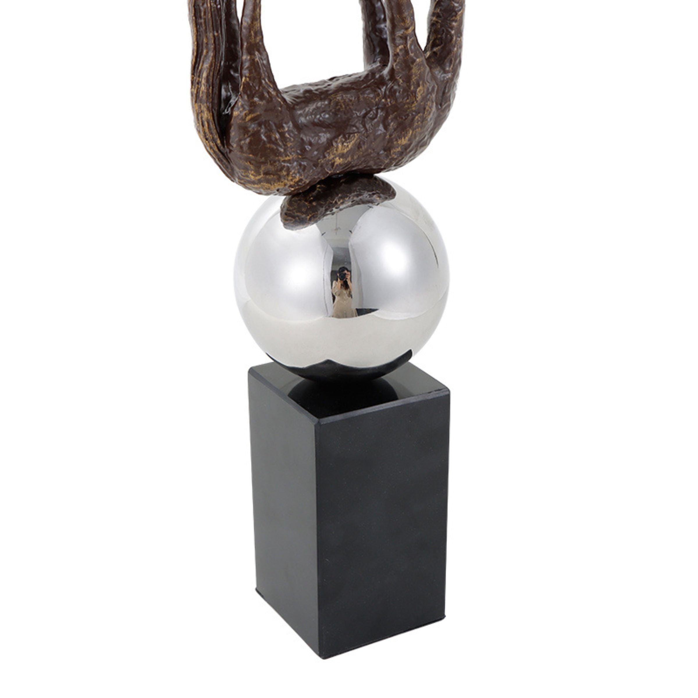 BLACK & Golden HORSE FIGURINE H1896 -  Home Decor Figurines - ebarza Furniture UAE | Shop Modern Furniture in Abu Dhabi & Dubai - مفروشات ايبازرا في الامارات | تسوق اثاث عصري وديكورات مميزة في دبي وابوظبي