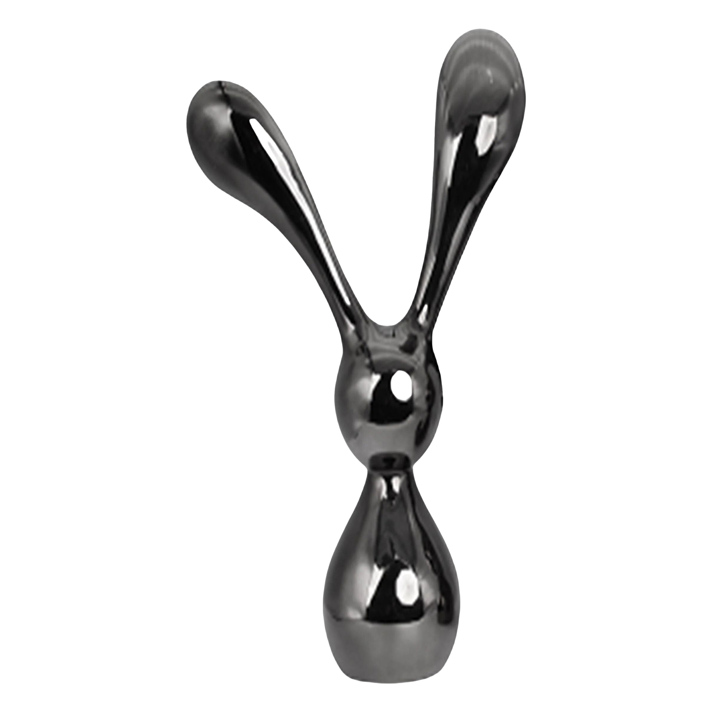 Silver Decorative Rabbit  BJ-640 -  Home Decor Figurines - ebarza Furniture UAE | Shop Modern Furniture in Abu Dhabi & Dubai - مفروشات ايبازرا في الامارات | تسوق اثاث عصري وديكورات مميزة في دبي وابوظبي