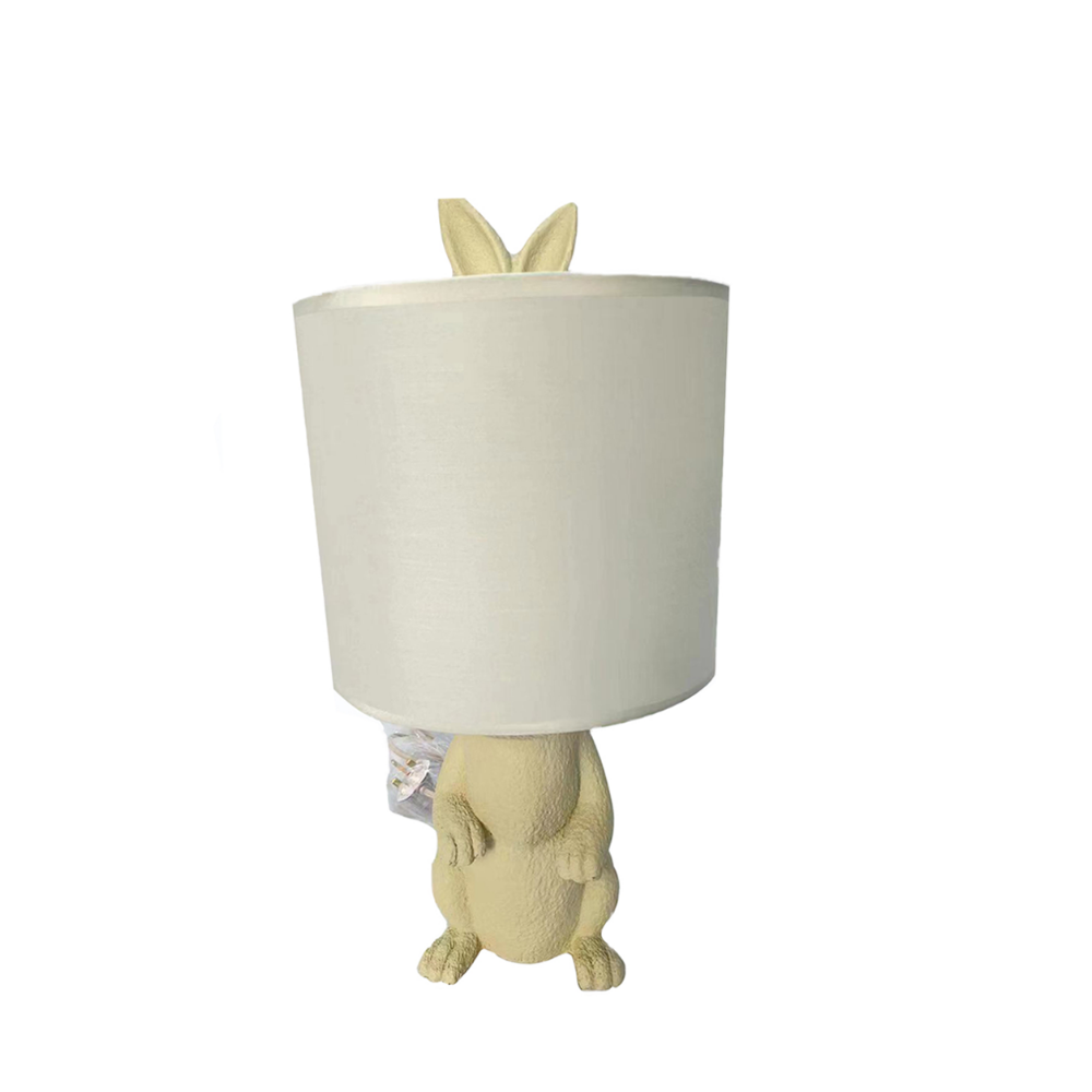 As Is - Beige Rabbit Shaped Table lamp  HTD-IW1433-195 -  DISPLAY ITEM - ebarza Furniture UAE | Shop Modern Furniture in Abu Dhabi & Dubai - مفروشات ايبازرا في الامارات | تسوق اثاث عصري وديكورات مميزة في دبي وابوظبي