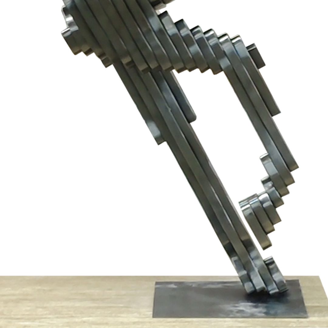 Hand Crafted Original Stainless Steel Horse Artwork 20240061 -  Artwork - ebarza Furniture UAE | Shop Modern Furniture in Abu Dhabi & Dubai - مفروشات ايبازرا في الامارات | تسوق اثاث عصري وديكورات مميزة في دبي وابوظبي