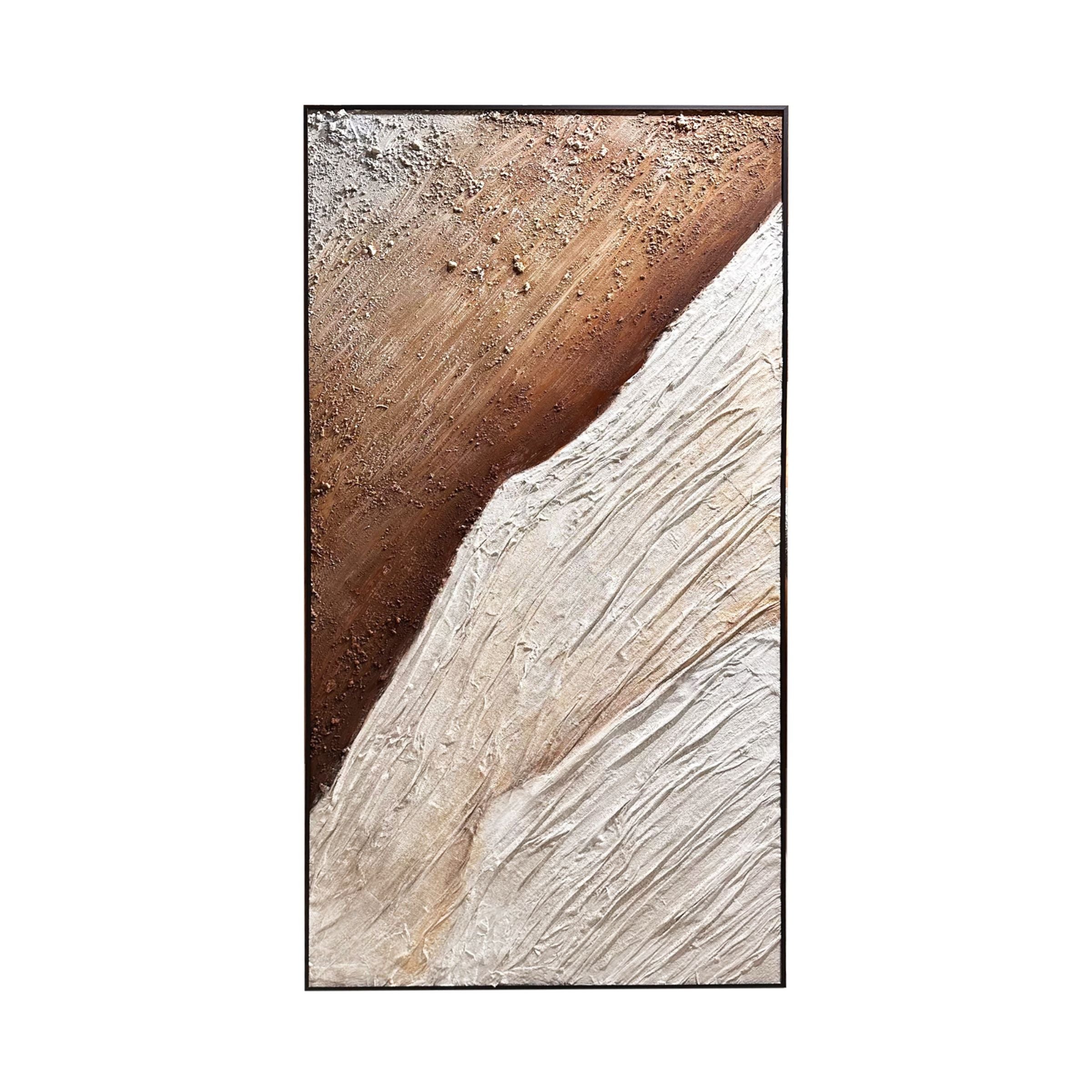 AS IS - Apex Hand Painted Art Painting With Fabric 80*160cm SOASAMPLE007 -  DISPLAY ITEM - ebarza Furniture UAE | Shop Modern Furniture in Abu Dhabi & Dubai - مفروشات ايبازرا في الامارات | تسوق اثاث عصري وديكورات مميزة في دبي وابوظبي