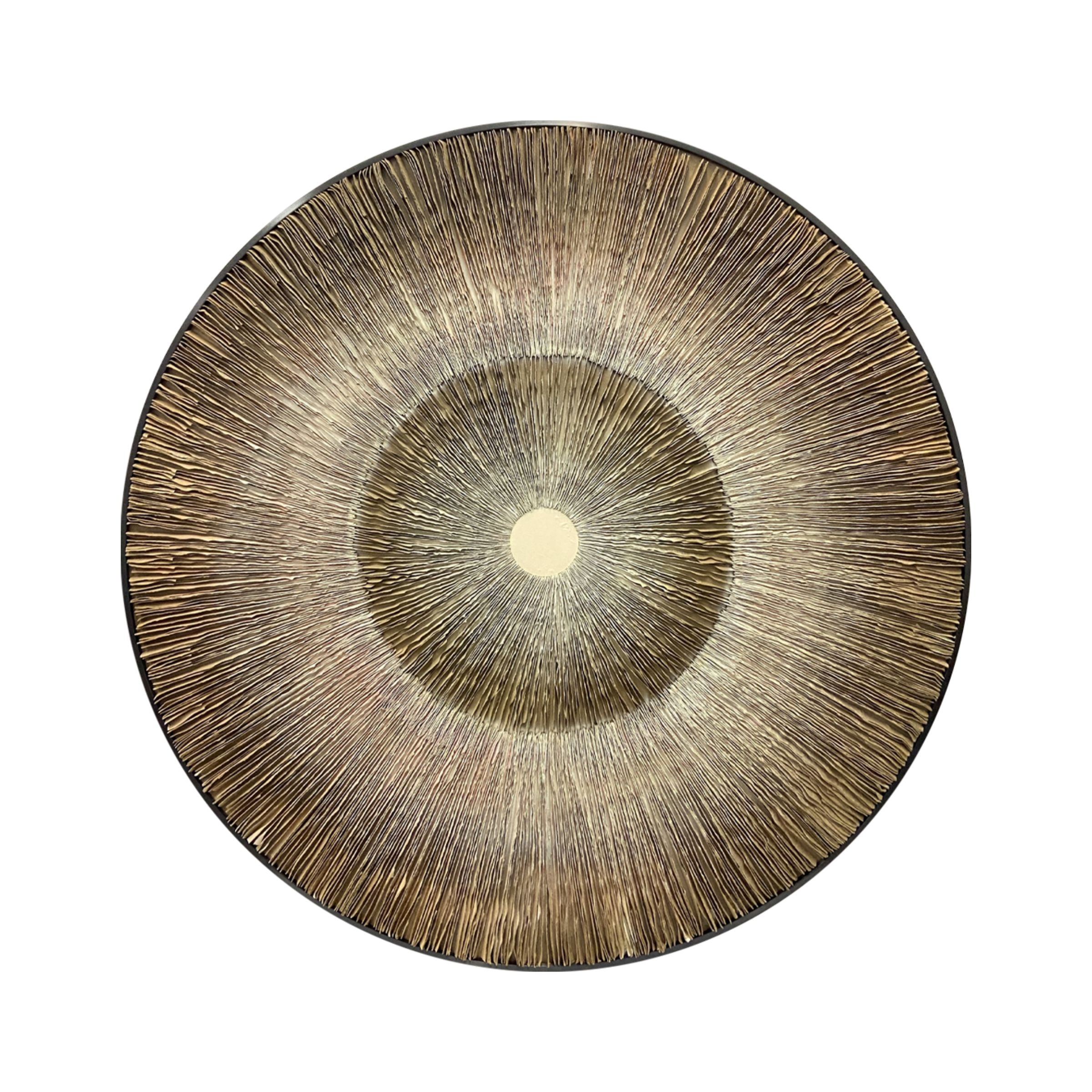 Handmade Paper Artwork Painting 120 Cm Diameter PCA-004 -  Paintings - ebarza Furniture UAE | Shop Modern Furniture in Abu Dhabi & Dubai - مفروشات ايبازرا في الامارات | تسوق اثاث عصري وديكورات مميزة في دبي وابوظبي