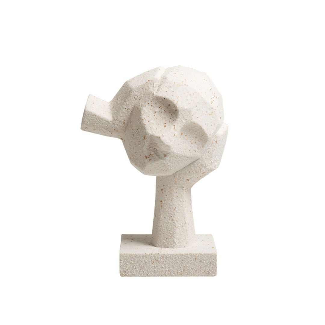 Head-holding Resin ornament FC-SZ23020 -  Home Decor Figurines - ebarza Furniture UAE | Shop Modern Furniture in Abu Dhabi & Dubai - مفروشات ايبازرا في الامارات | تسوق اثاث عصري وديكورات مميزة في دبي وابوظبي