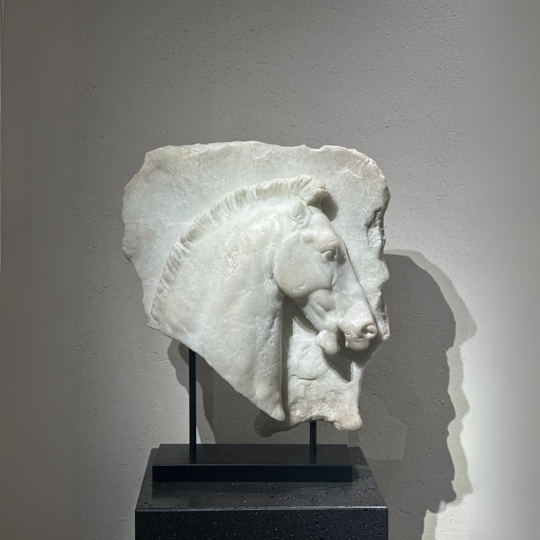 Pre-order 65 Days Delivery  Horse Head PLAQUE  Ornament TD-00195 -  Home Decor Figurines - ebarza Furniture UAE | Shop Modern Furniture in Abu Dhabi & Dubai - مفروشات ايبازرا في الامارات | تسوق اثاث عصري وديكورات مميزة في دبي وابوظبي