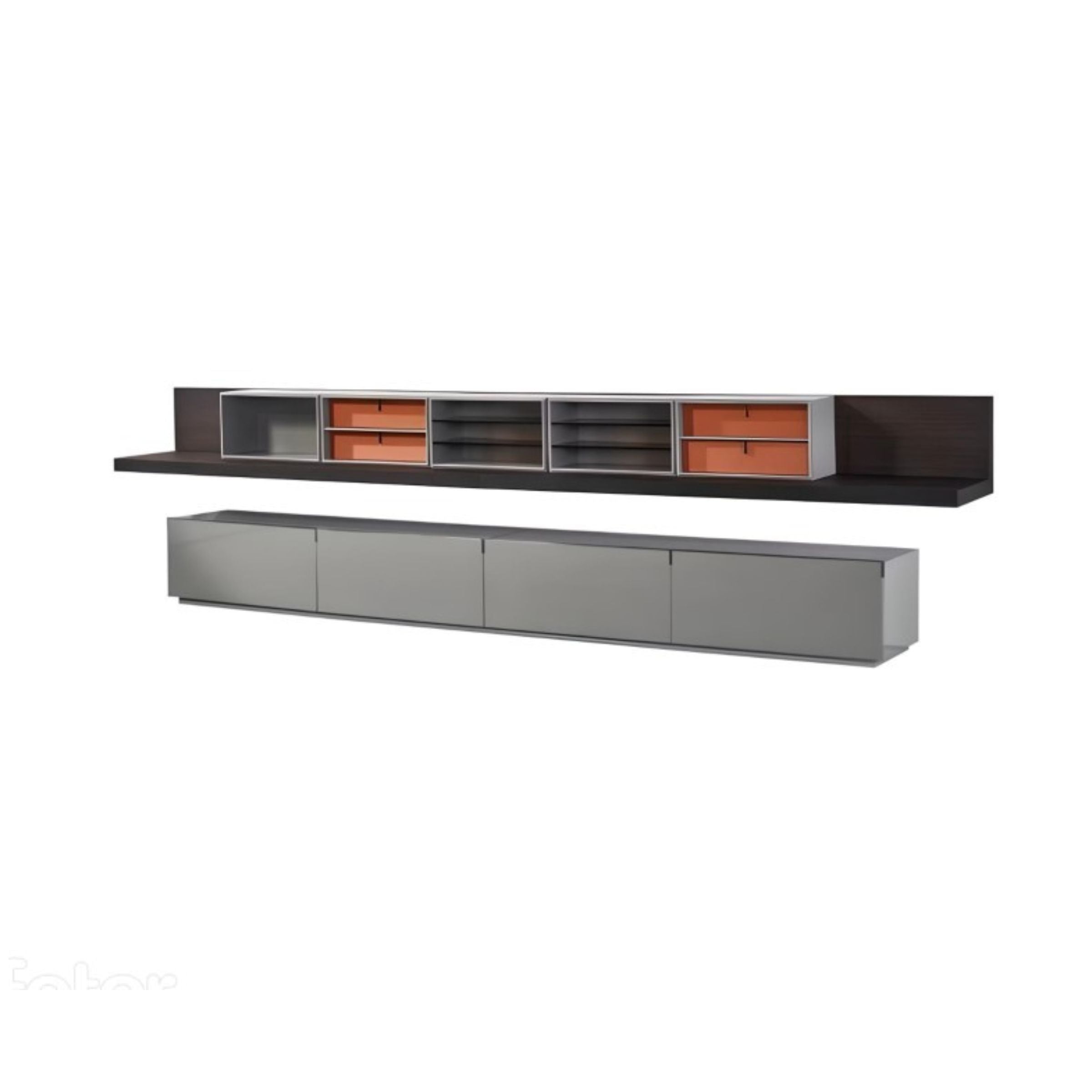 Handged floating Tv Unit IDG-D212-[1909] -  Storage/TV Unites - ebarza Furniture UAE | Shop Modern Furniture in Abu Dhabi & Dubai - مفروشات ايبازرا في الامارات | تسوق اثاث عصري وديكورات مميزة في دبي وابوظبي