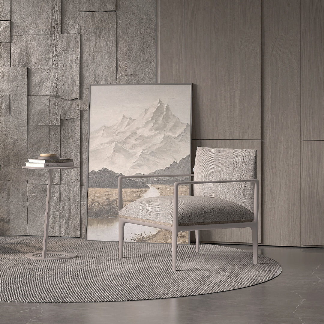 AIKA Armchair AIKA-Single Seat With Aluminum Arm HJD-AIKA01 -  Armchairs - ebarza Furniture UAE | Shop Modern Furniture in Abu Dhabi & Dubai - مفروشات ايبازرا في الامارات | تسوق اثاث عصري وديكورات مميزة في دبي وابوظبي
