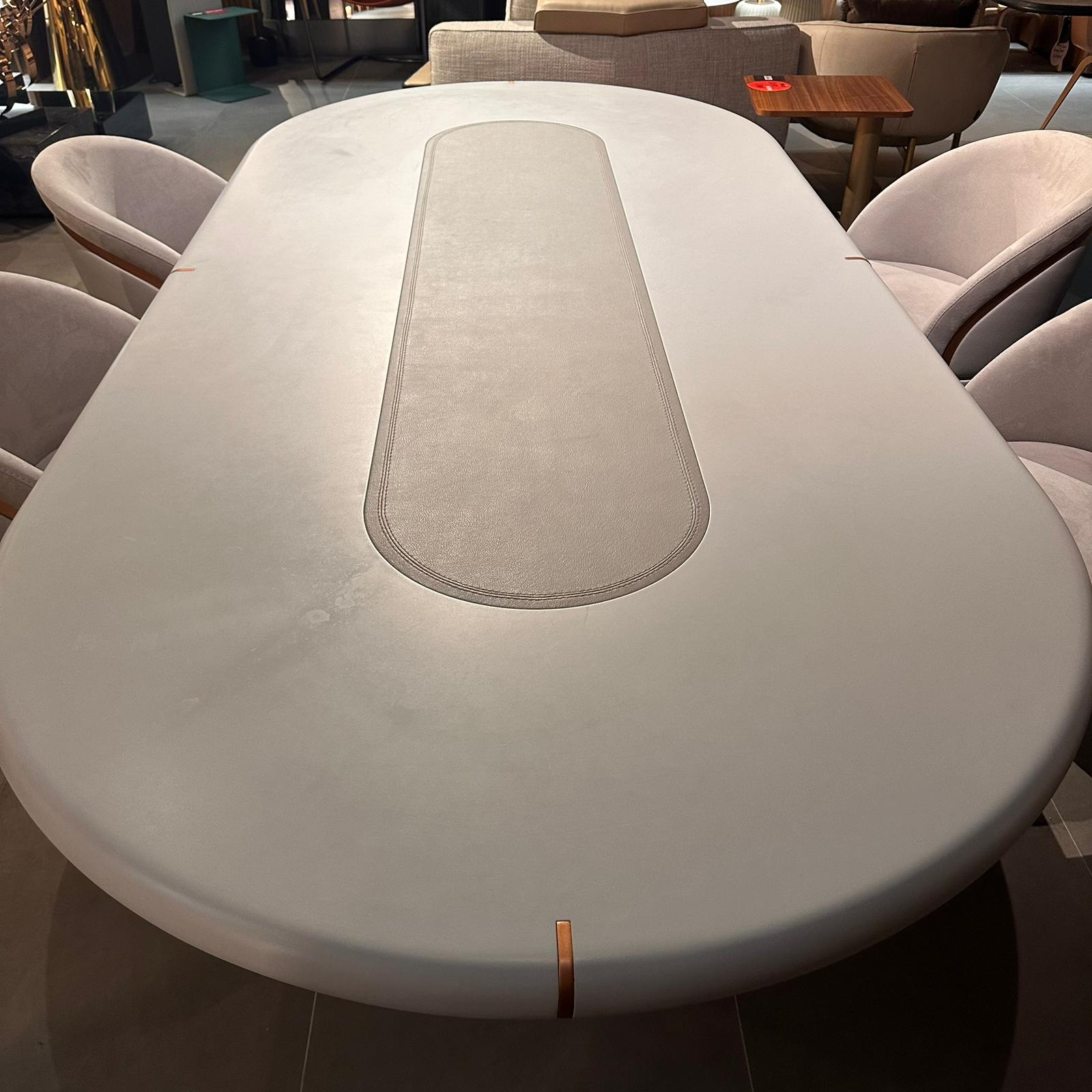 Display Item - Tulip Dining Table 260*120 CM MASTLP001-YAS -  DISPLAY ITEM - ebarza Furniture UAE | Shop Modern Furniture in Abu Dhabi & Dubai - مفروشات ايبازرا في الامارات | تسوق اثاث عصري وديكورات مميزة في دبي وابوظبي