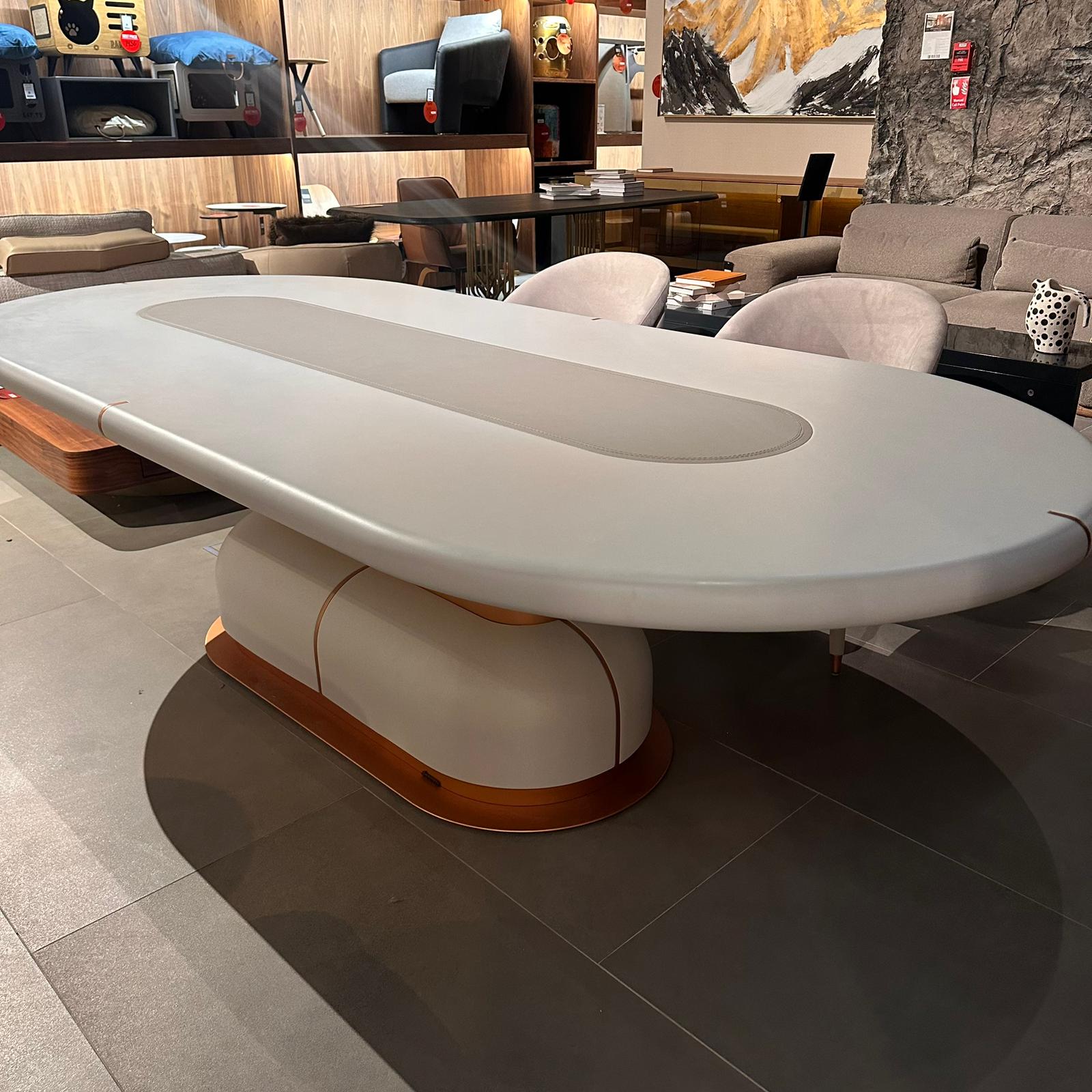 Display Item - Tulip Dining Table 260*120 CM MASTLP001-YAS -  DISPLAY ITEM - ebarza Furniture UAE | Shop Modern Furniture in Abu Dhabi & Dubai - مفروشات ايبازرا في الامارات | تسوق اثاث عصري وديكورات مميزة في دبي وابوظبي