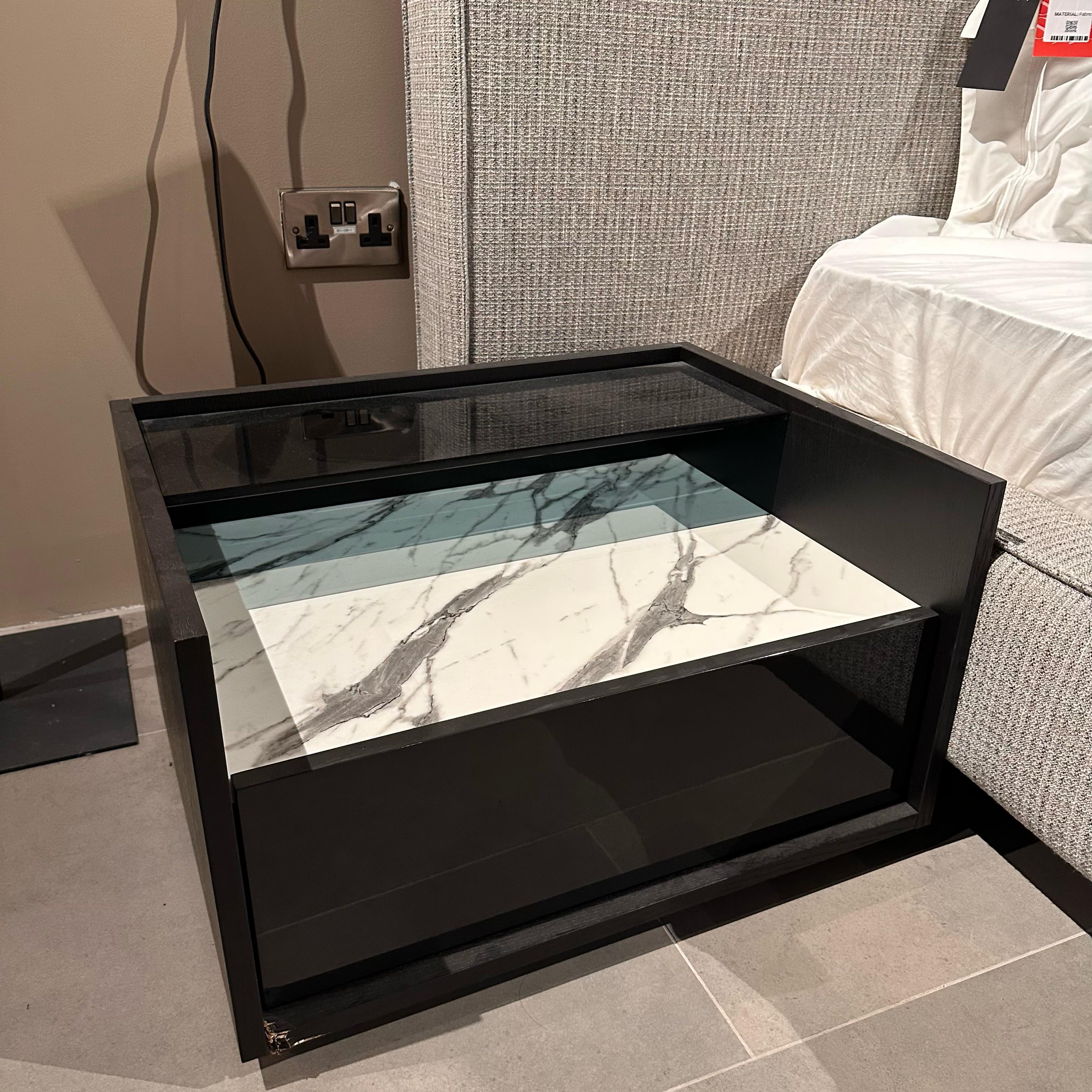 Display Item - 2X COLLECT Grey Bedside Tables YLCG-BNS - YAS -  DISPLAY ITEM - ebarza Furniture UAE | Shop Modern Furniture in Abu Dhabi & Dubai - مفروشات ايبازرا في الامارات | تسوق اثاث عصري وديكورات مميزة في دبي وابوظبي