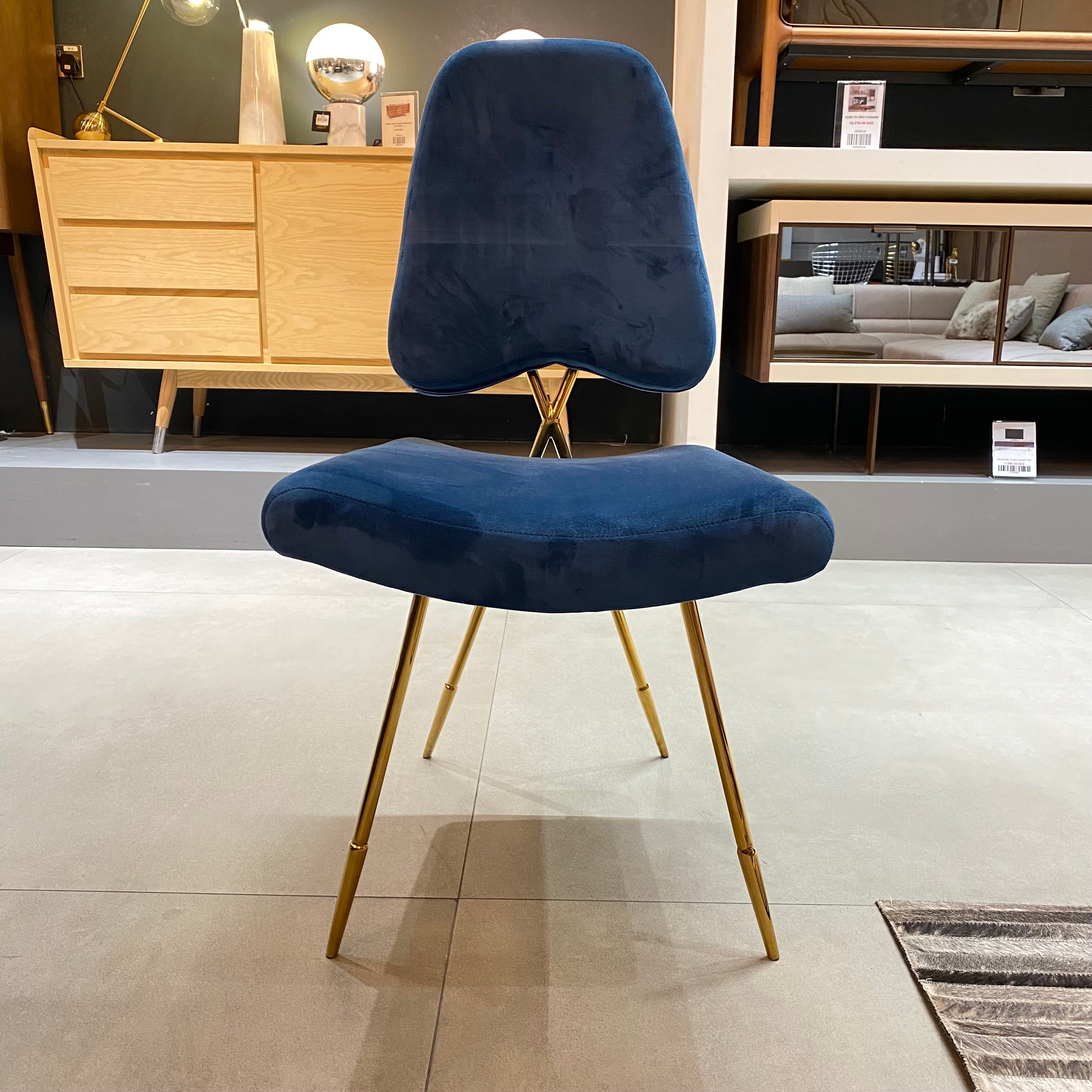 Display Item Velletri Cross  Dinning Chair Tg-185-SR -  DISPLAY ITEM - ebarza Furniture UAE | Shop Modern Furniture in Abu Dhabi & Dubai - مفروشات ايبازرا في الامارات | تسوق اثاث عصري وديكورات مميزة في دبي وابوظبي