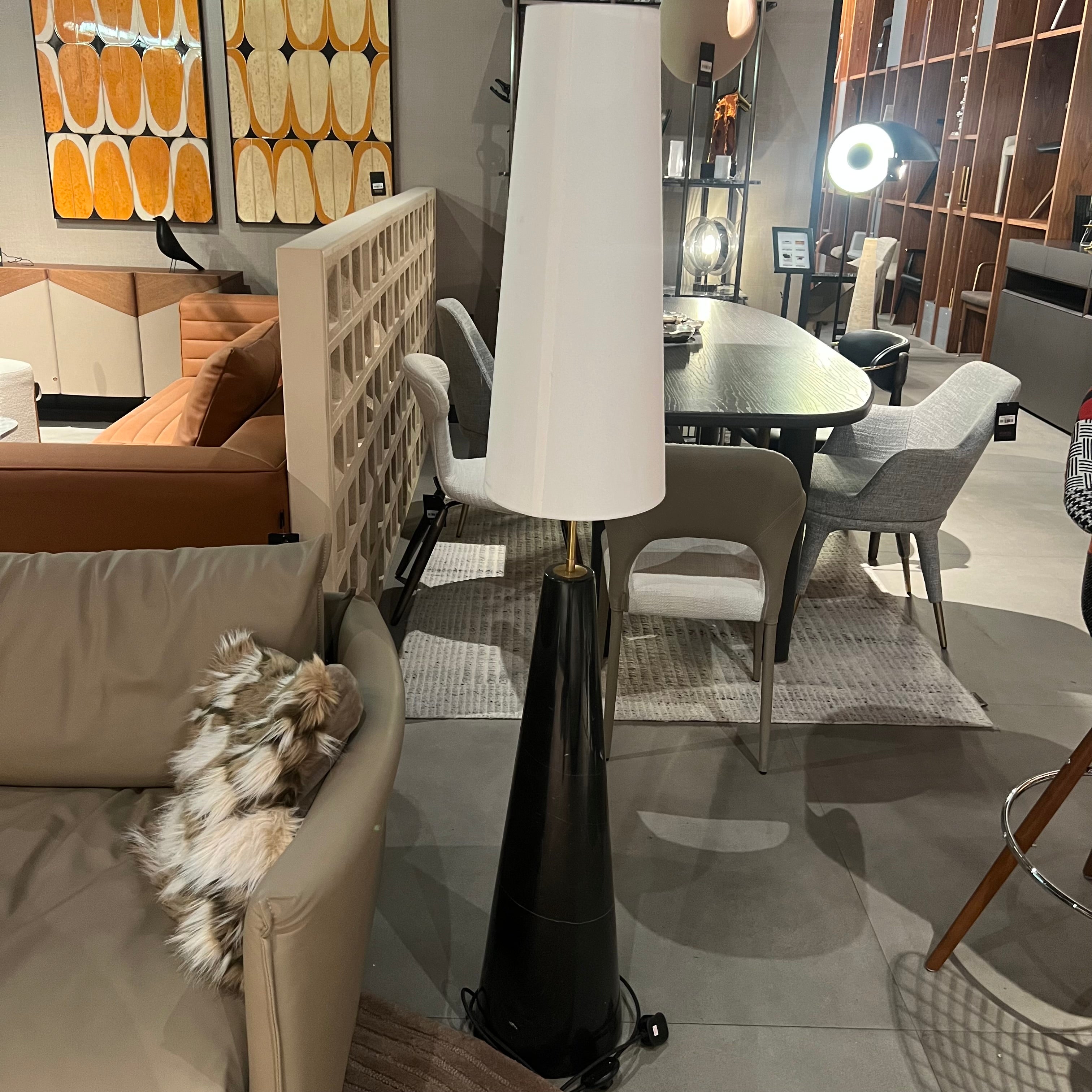 Display Item - Black Floor Lamp CY-LTD-1008-B Nakheel -  DISPLAY ITEM - ebarza Furniture UAE | Shop Modern Furniture in Abu Dhabi & Dubai - مفروشات ايبازرا في الامارات | تسوق اثاث عصري وديكورات مميزة في دبي وابوظبي