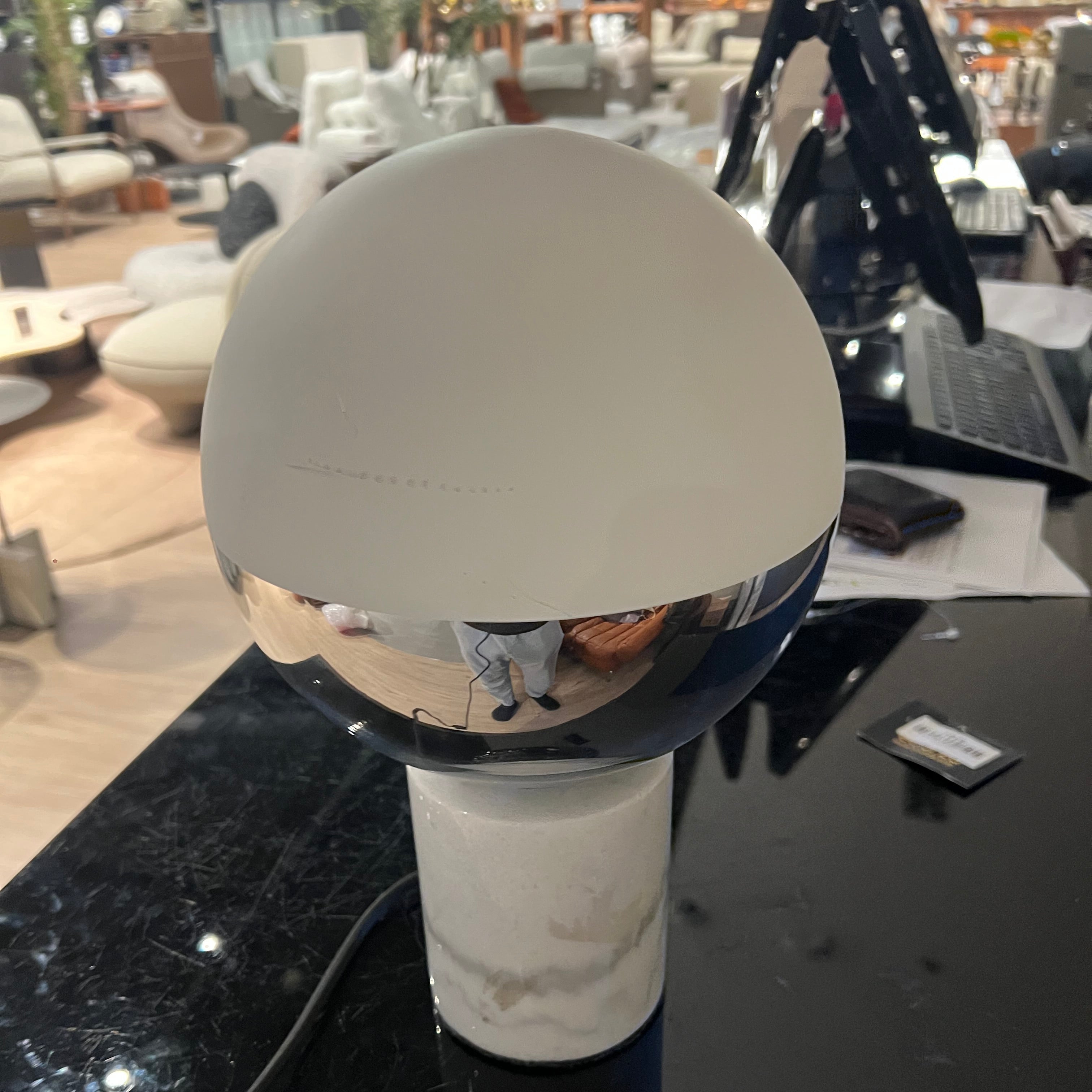 Display Item - Marble Table Lamp Cy-New-051-C Nakheel -  DISPLAY ITEM - ebarza Furniture UAE | Shop Modern Furniture in Abu Dhabi & Dubai - مفروشات ايبازرا في الامارات | تسوق اثاث عصري وديكورات مميزة في دبي وابوظبي